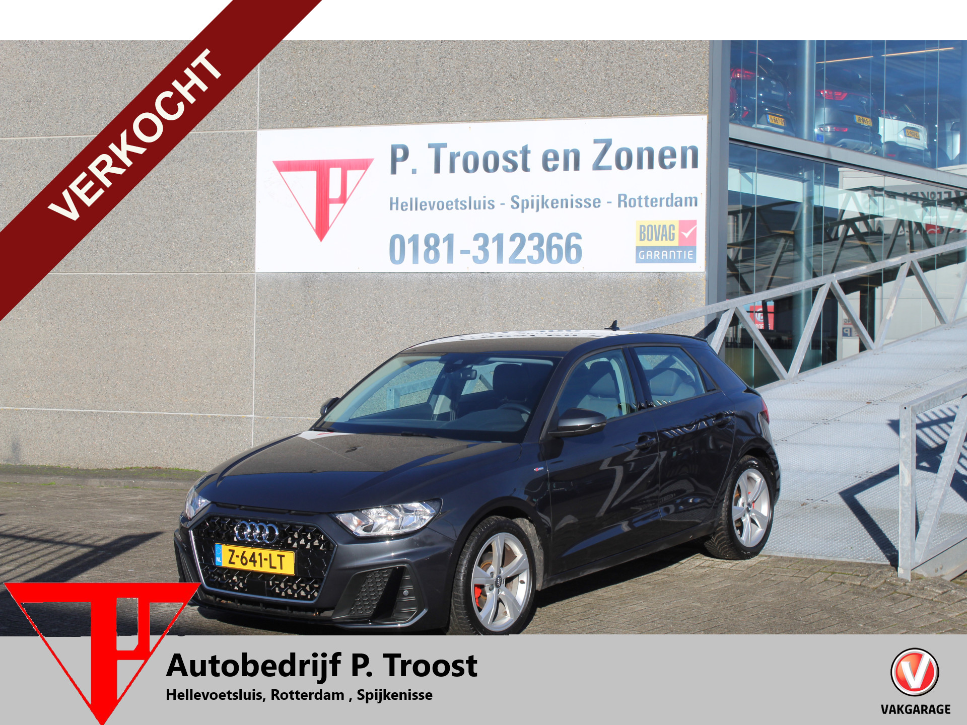 Audi A1 Sportback 35 TFSI Automaat S-line Navigatie/Apple carplay/Stoelverwarming/Keyless/Achteruitrijcamera/Licht metalen velgen/parkeersensoren rondom 2019 - voorkant