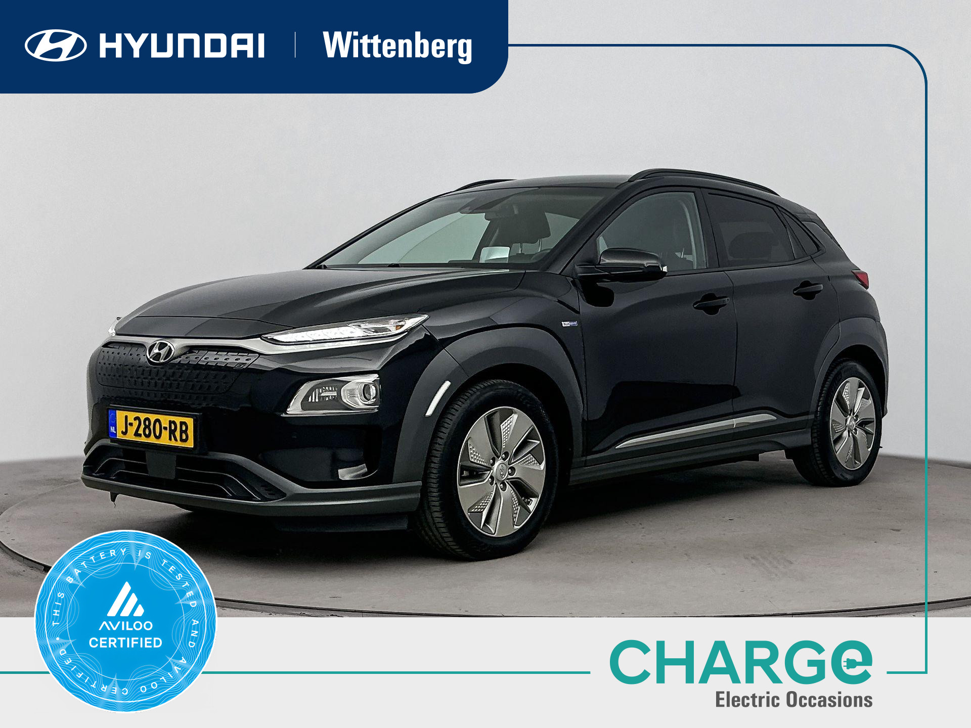 Hyundai Kona EV Premium 64 kWh 2020 - voorkant