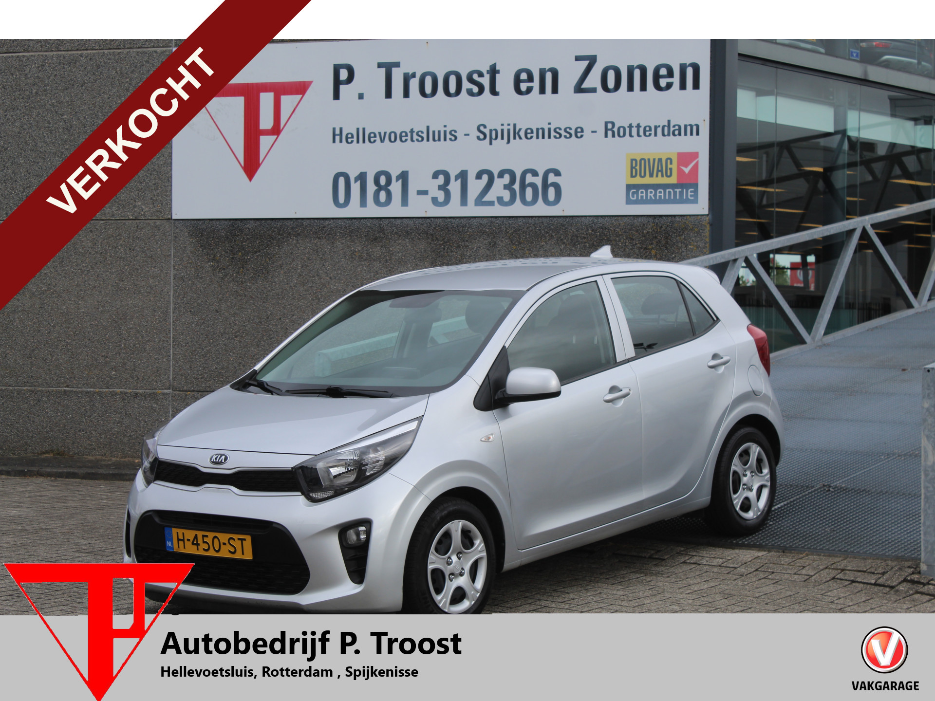 Kia Picanto 1.0 MPi ComfortPlusLine Airco/Achteruitrijcamera/Apple carplay/Multifunctioneel stuurwiel/Elektrische ramen/Elektrisch verstelbare spiegels. 2020 - voorkant