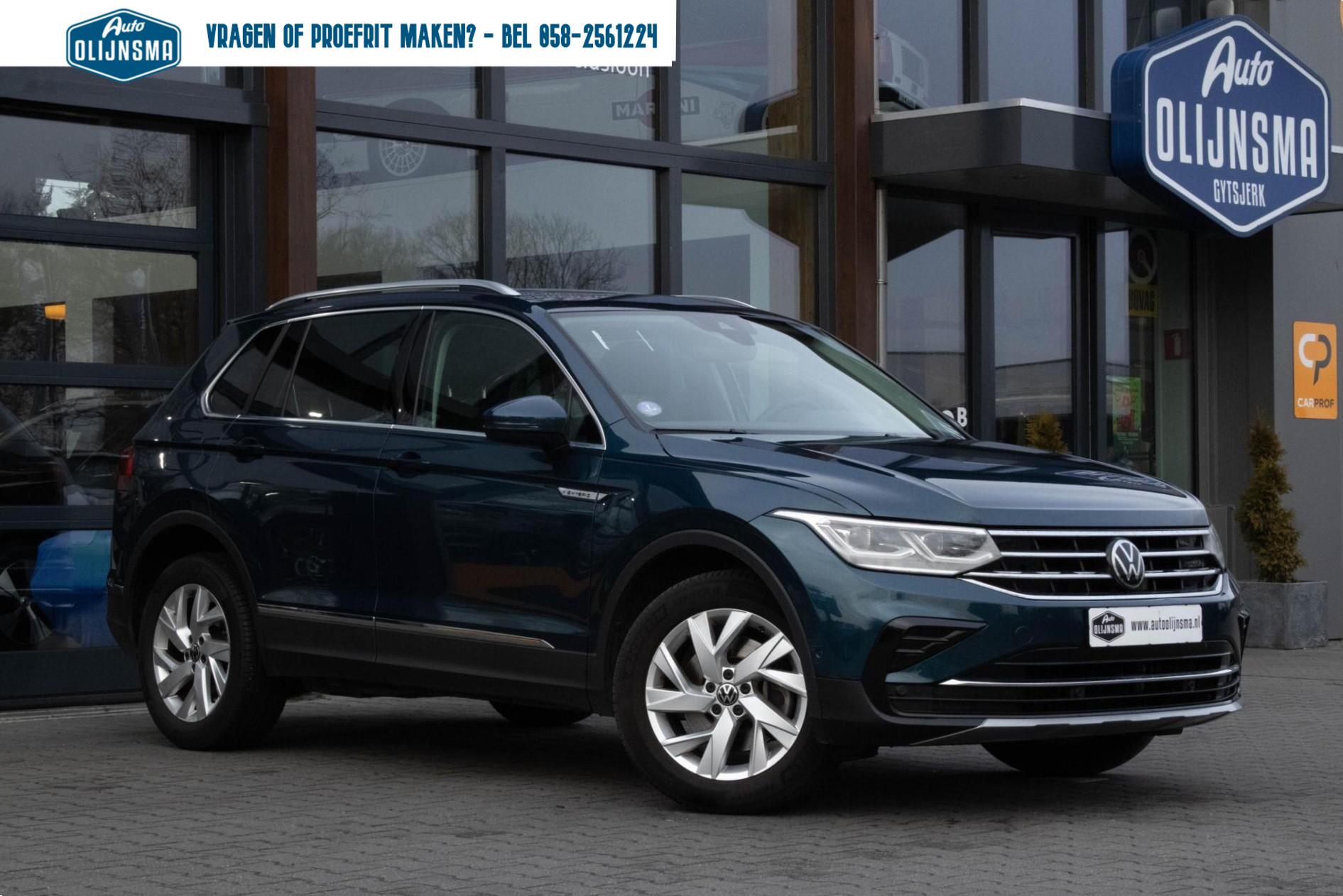 Volkswagen Tiguan 1.4 TSI eHybrid elegance|Pano|Camera|ACC 2022 - voorkant