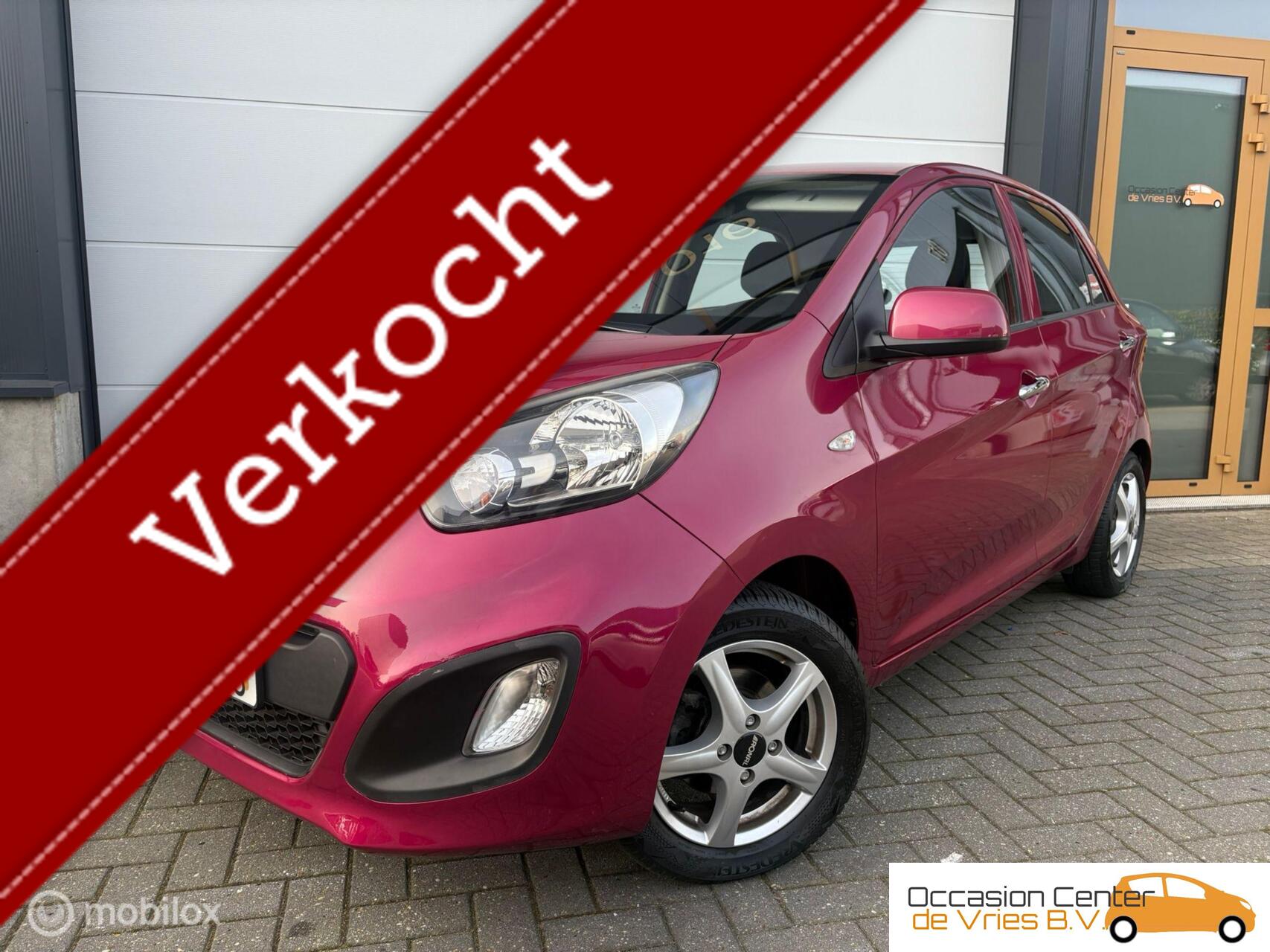 Kia Picanto 1.0 5-deurs Airco Velgen Elektr Pakket Bluetooth 2014 - voorkant