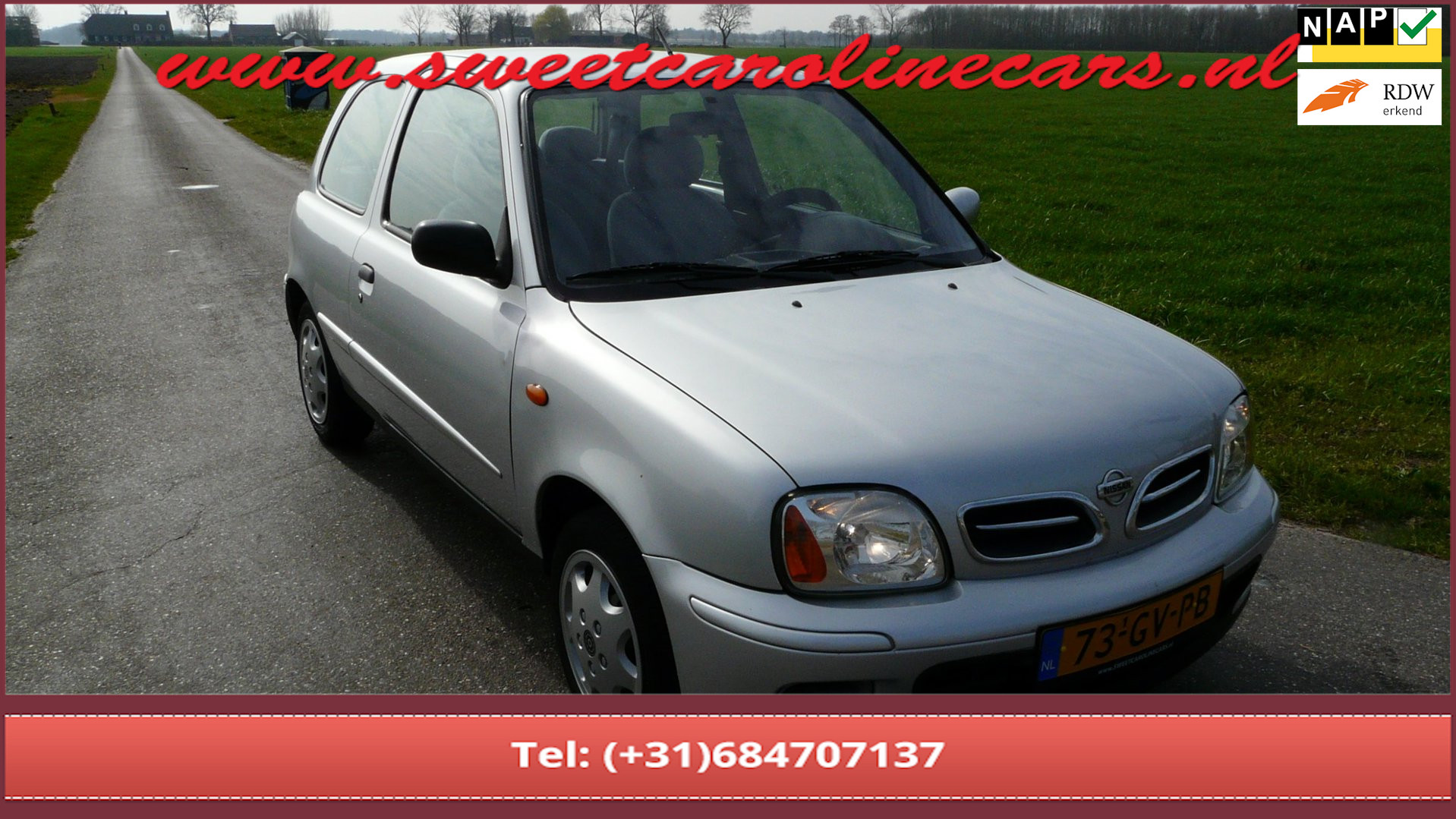 Nissan Nissan Micra 1.4 Miracle CVT,Automaat,Airco,Elec.pakket 2001 - voorkant