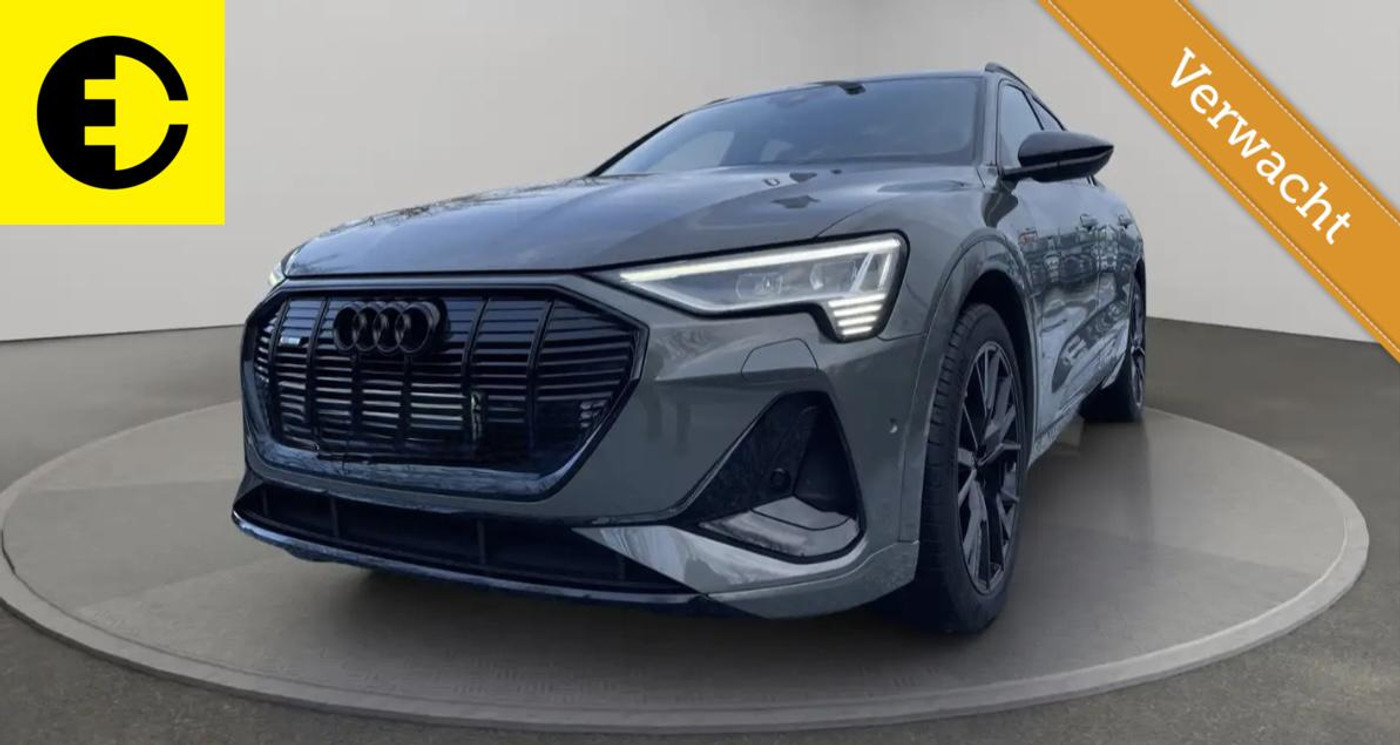 Audi Audi E-tron 55 quattro Advanced edition Plus 95 kWh |Schuif\kanteldak | Oranje gordels | Digital mirror 2018 - voorkant