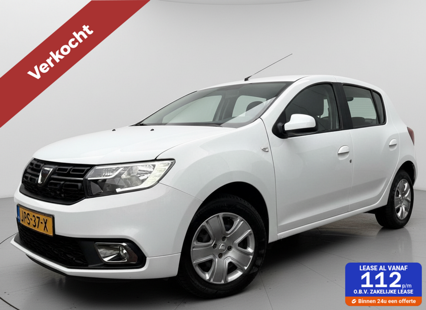 Dacia Sandero 1.0 SCe Laureate Airco Led Isofix Radio Stb 19 Eerste Eigenaar Perfecte Staat 89953 Km Gereden 2019 - voorkant