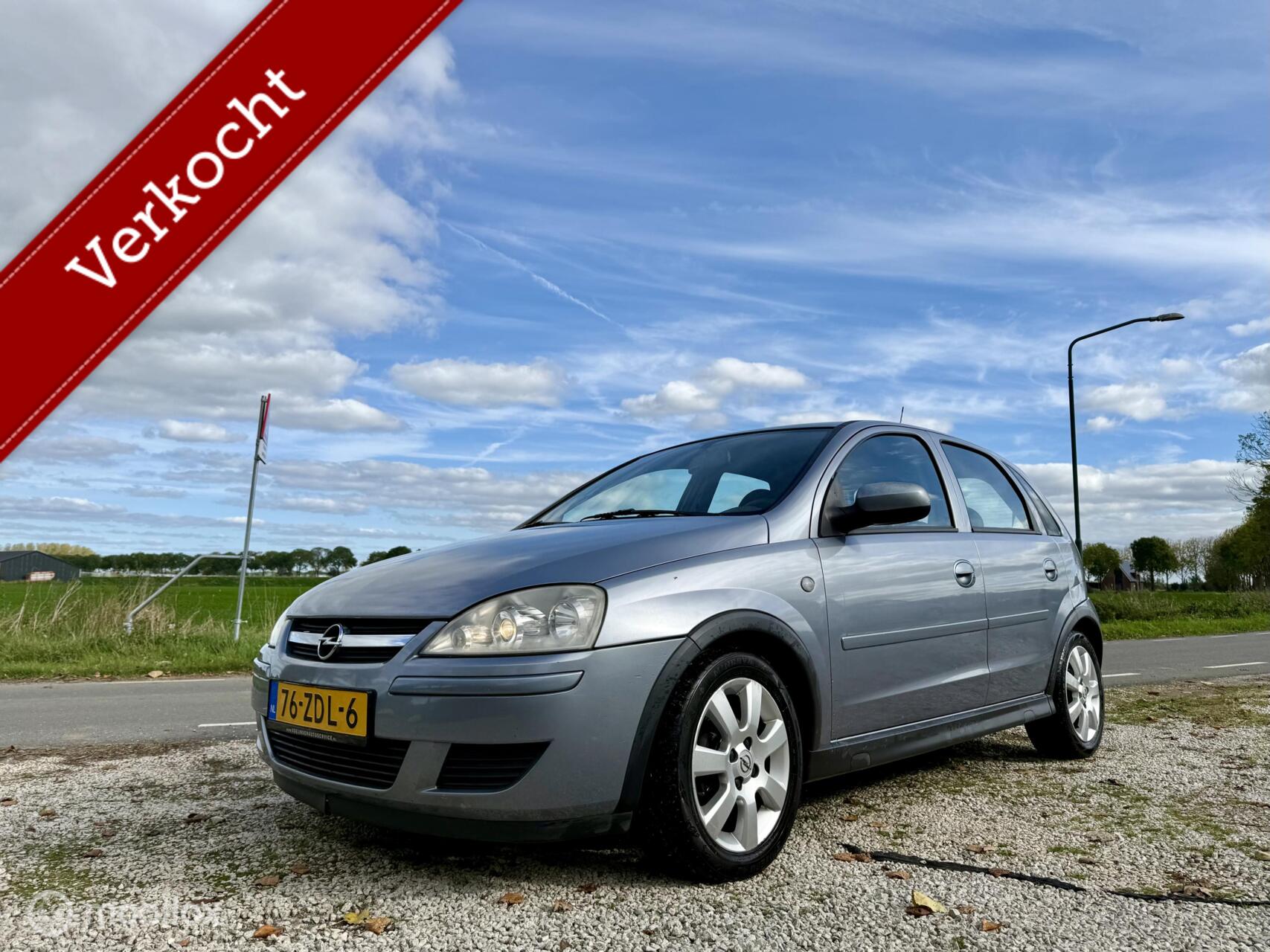 Opel Corsa-c 1.2-16V Silverline, BJ 2006, APK Okt 2026,Lage km 2006 - voorkant