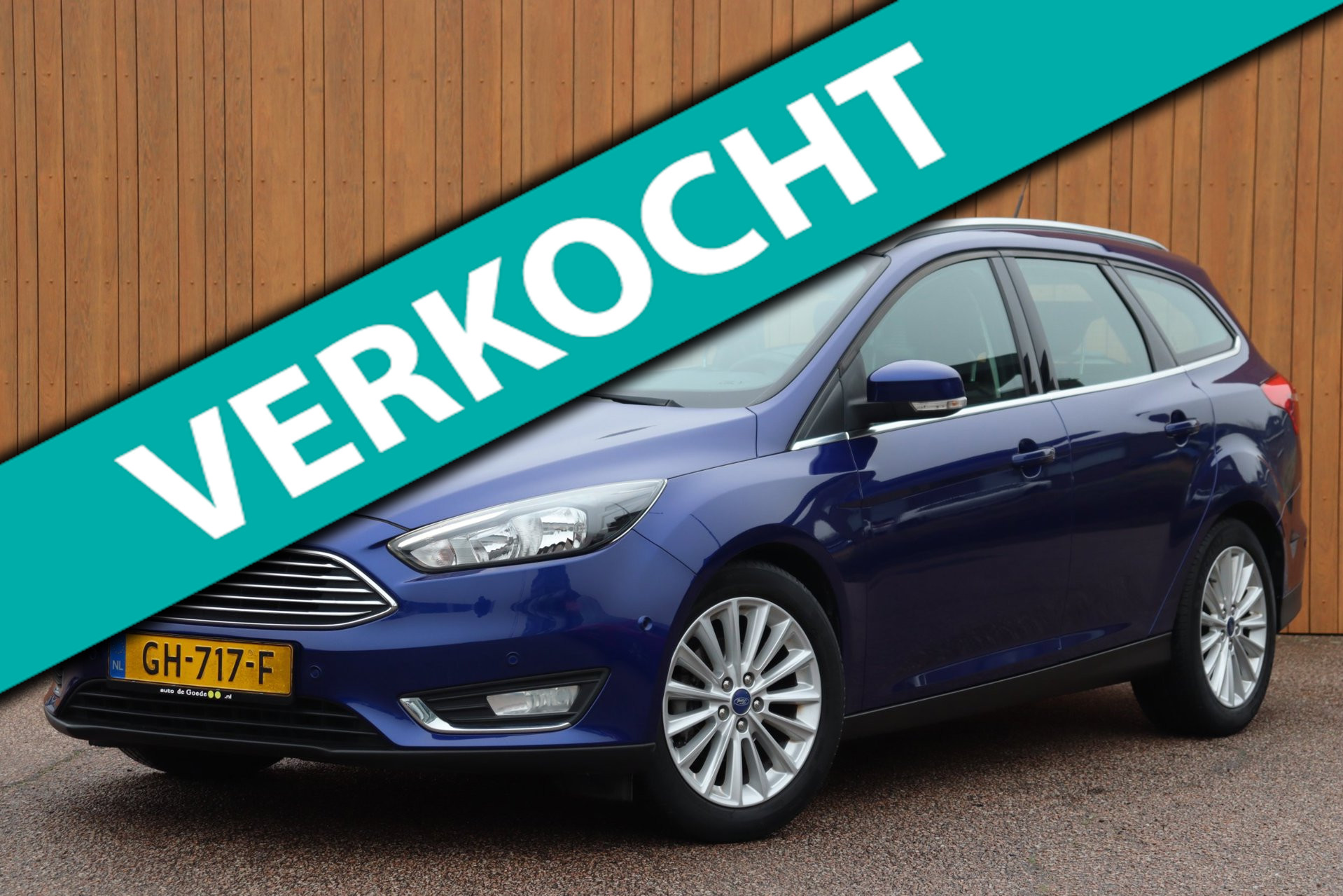 Ford Focus 1.0 First Edition org.NL trekhaak navi 2015 - voorkant