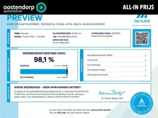 Hyundai Tucson 1.6 T-GDI PHEV Premium Sky 4WD 2022 - voorkant