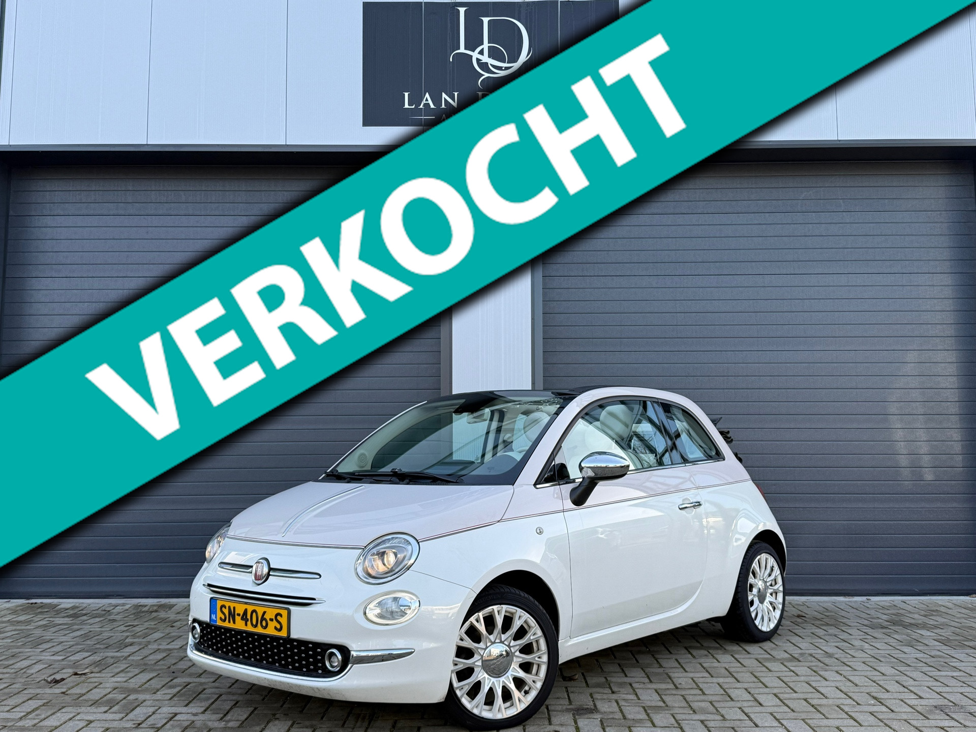 Fiat Fiat 500 0.9 TwinAir Turbo Forever / AUTOMAAT / CABRIO 2018 - voorkant