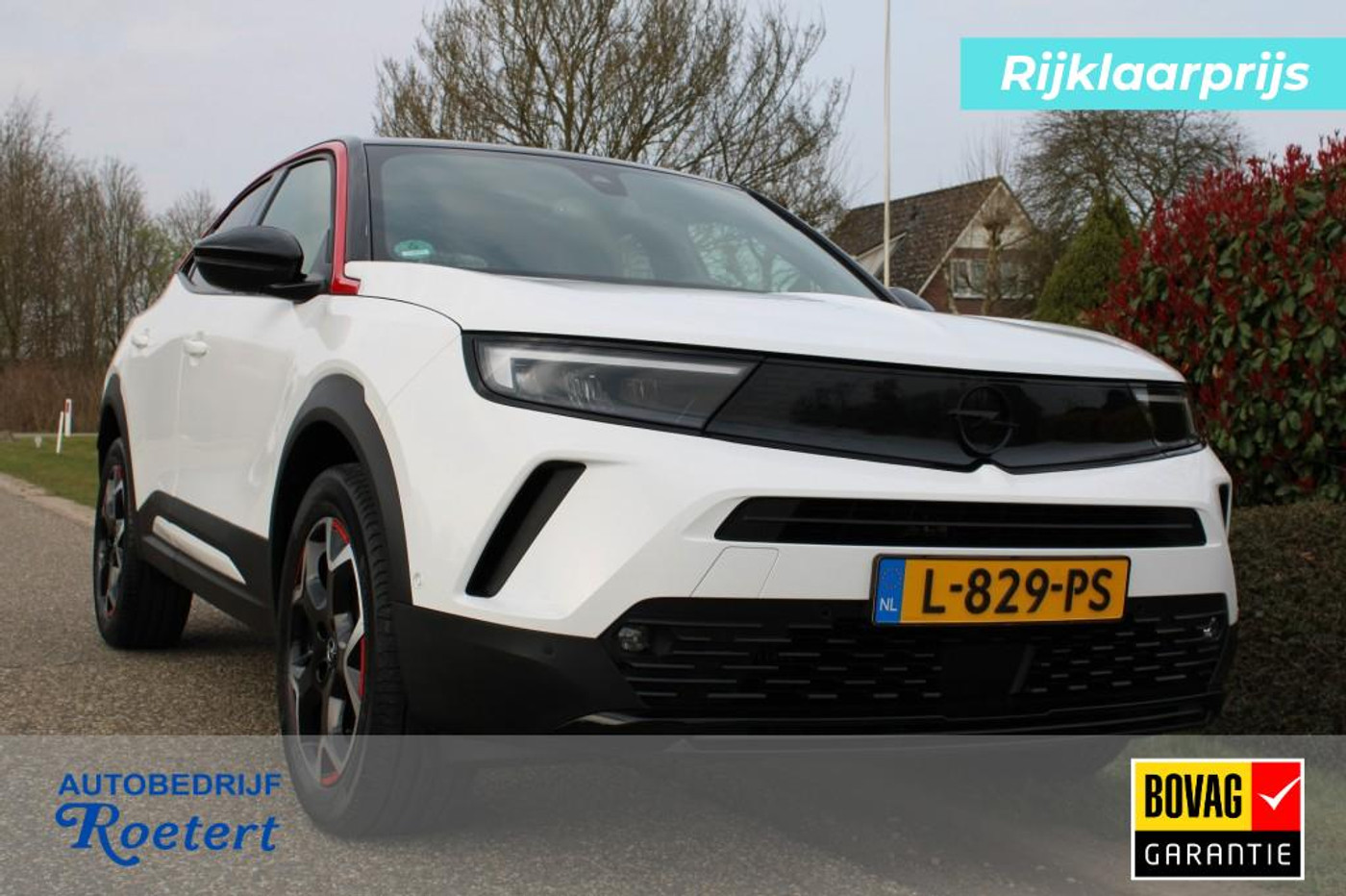 Opel Mokka 1.2 131pk Turbo Automaat GS Line ECC/ACC/Camera/CarPlay/Android 2021 - voorkant