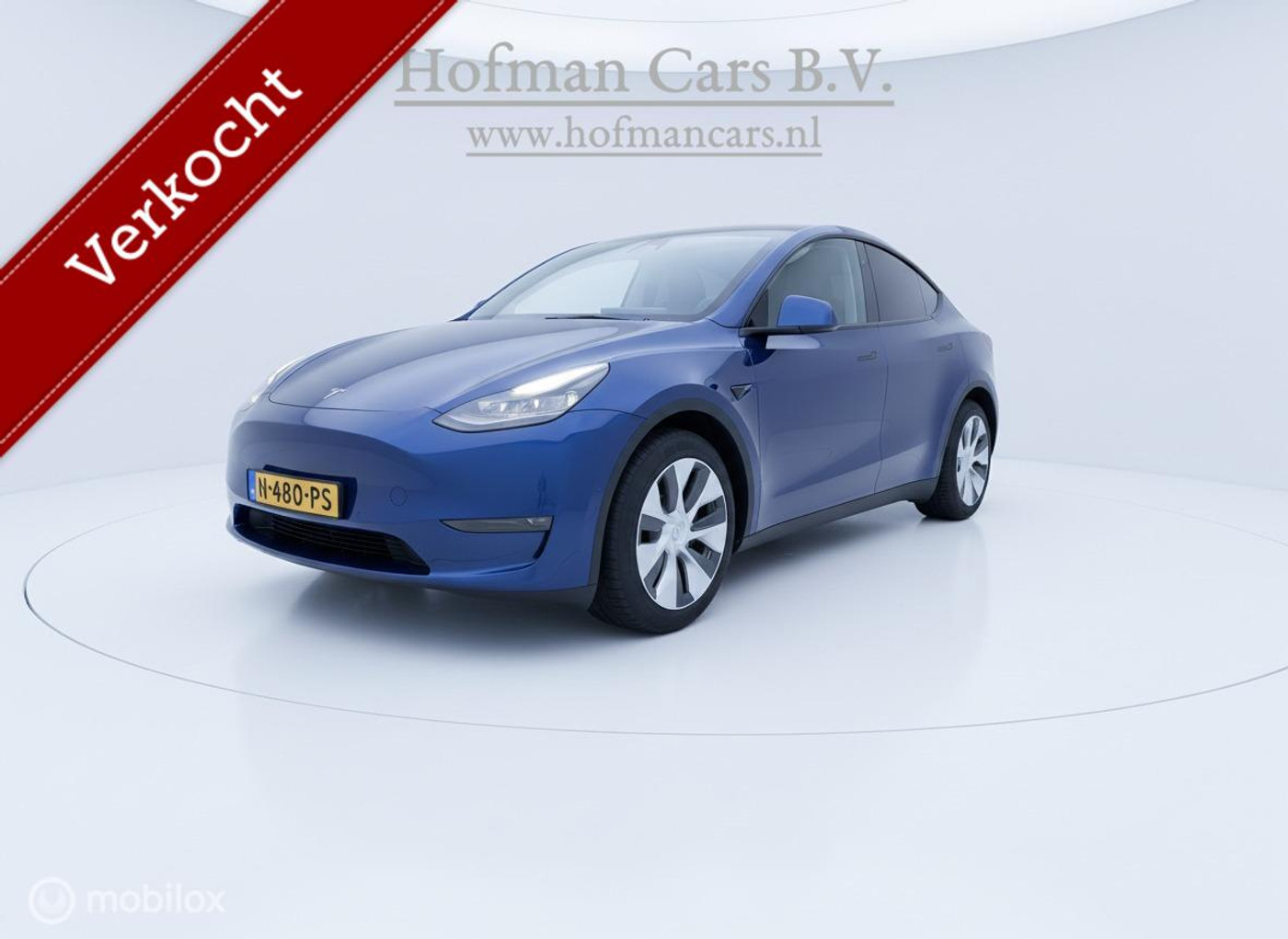 Tesla Model Y Long Range | Dual Motor | AWD | 75 kWh | Autopilot | Trekhaak | SOH 88% 2021 - voorkant