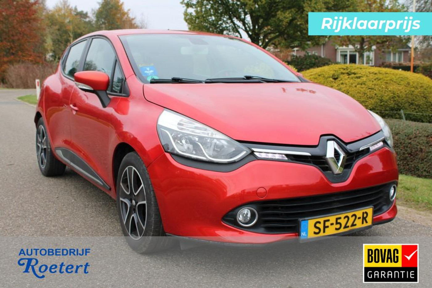 Renault Clio 1.2 75pk Night&Day ECC/cruise/navi/PDC/lm velgen 5-deurs 2015 - voorkant