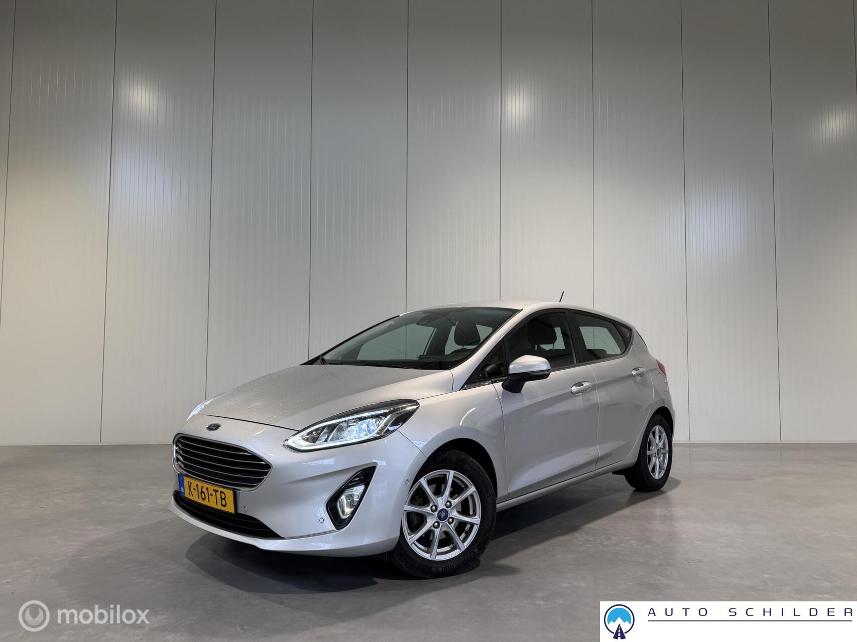 Ford Fiesta 1.0 EcoBoost Titanium, Navi|NL auto|Airco|Carplay|1e eigenaar|Cruise|6 versn. 2021 - voorkant