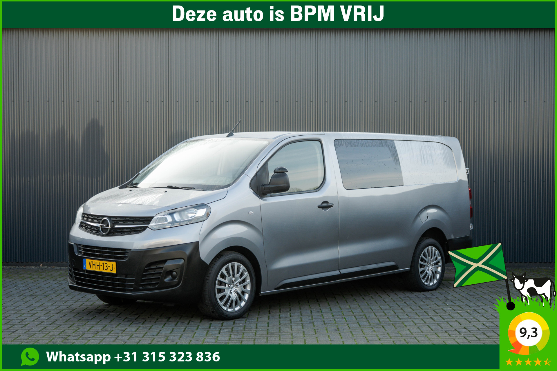 Opel Vivaro 2.0 L3H1 | 5-Zits | Camera | Cruise | Airco | Trekhaak | Stoelhoezen! 2020 - voorkant