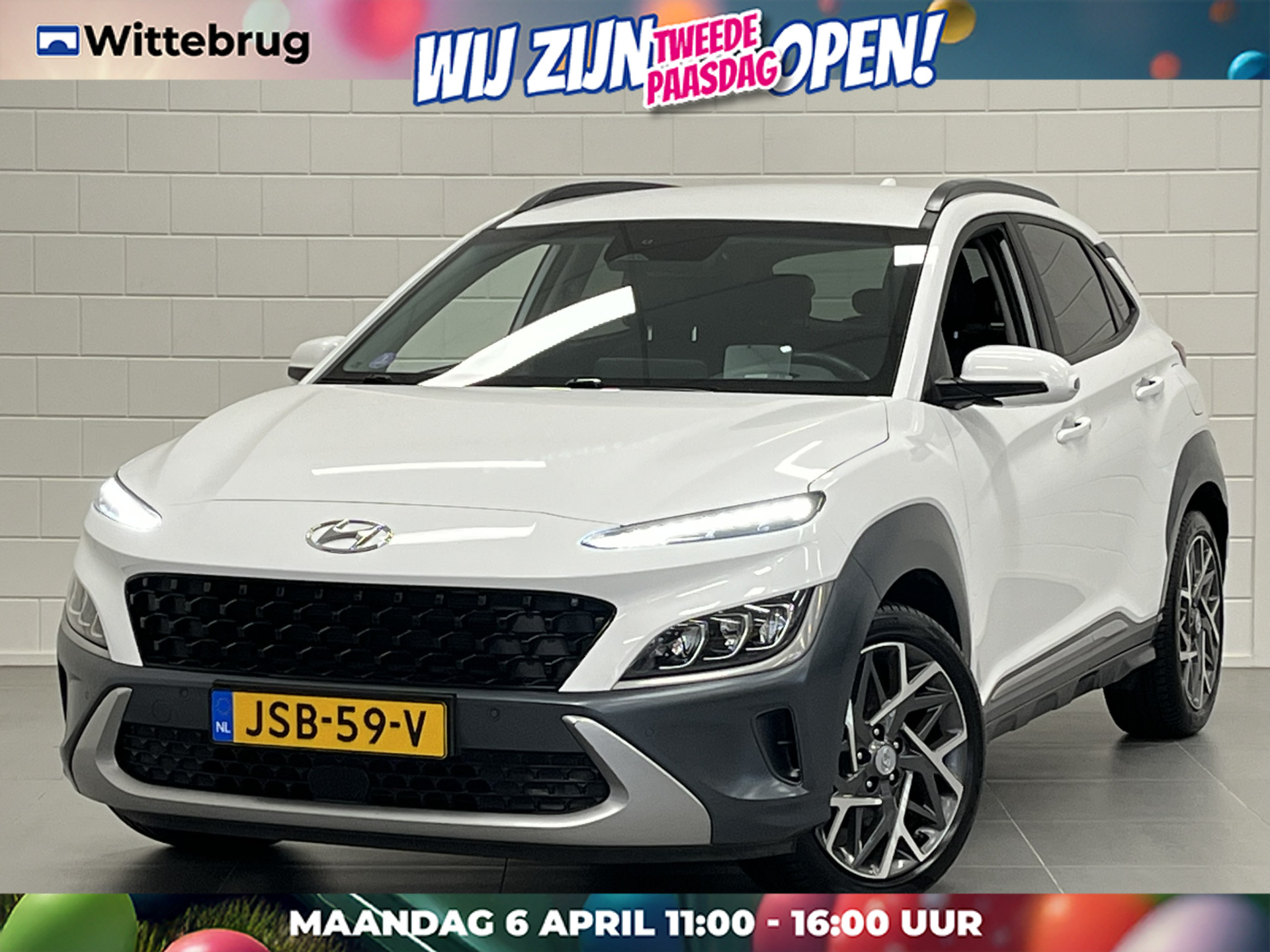 Hyundai Kona 1.6 GDI HEV Premium 2022 - voorkant