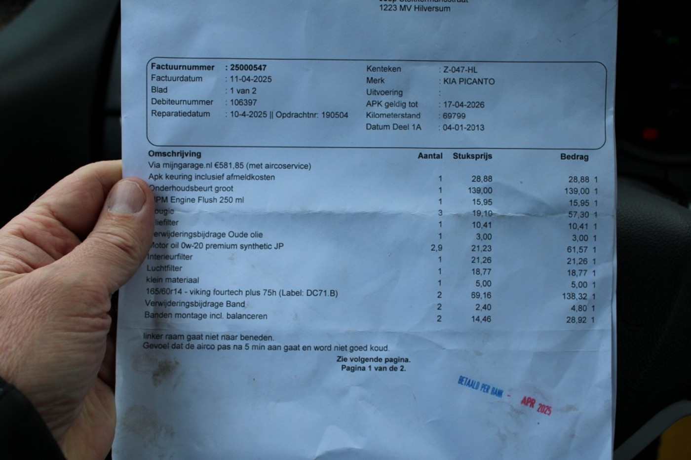 Foto van Kia Picanto