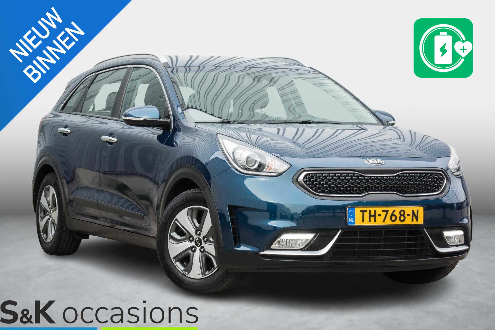 Kia Niro 1.6 GDi Hybrid DynamicLine 2018 - voorkant
