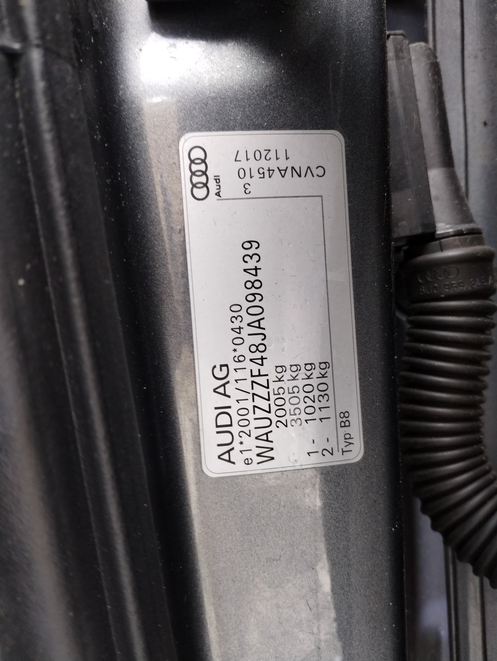 Inspectiefoto van Audi A4 Avant