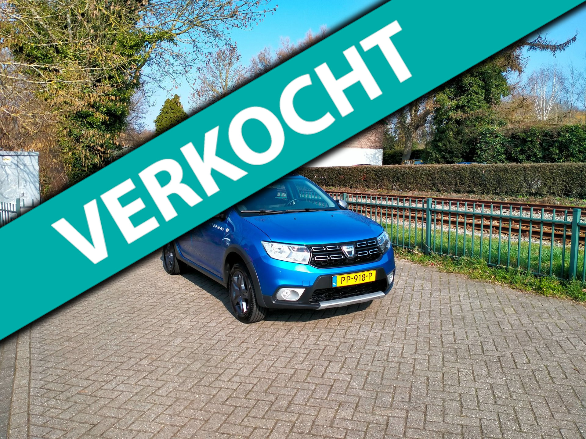 Dacia Sandero 0.9 TCe SL Stepway airco navi ALLINPRIJS 2017 - voorkant
