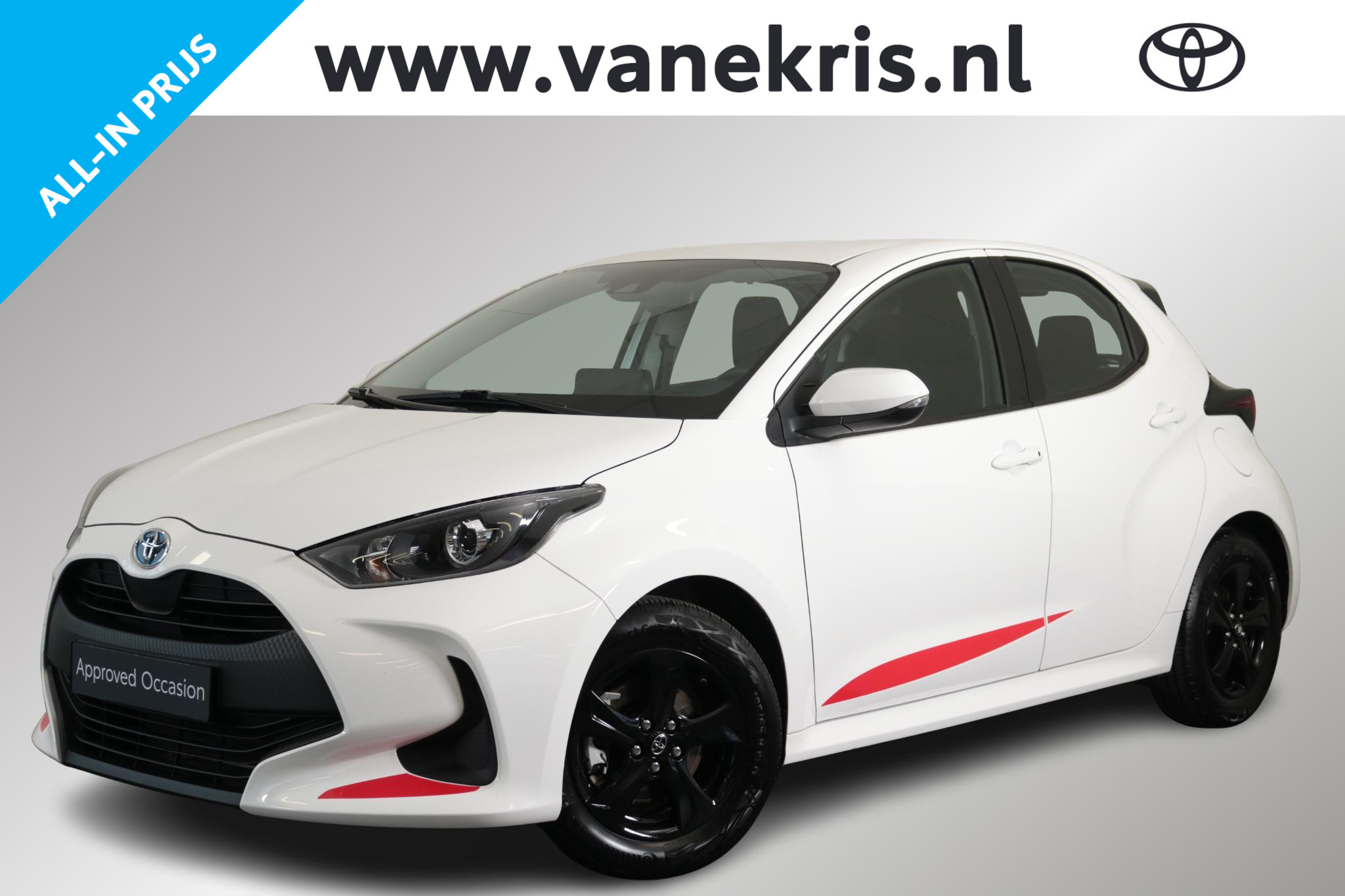 Toyota Toyota Yaris 1.5 Hybrid Active, LM velgen 2023 - voorkant