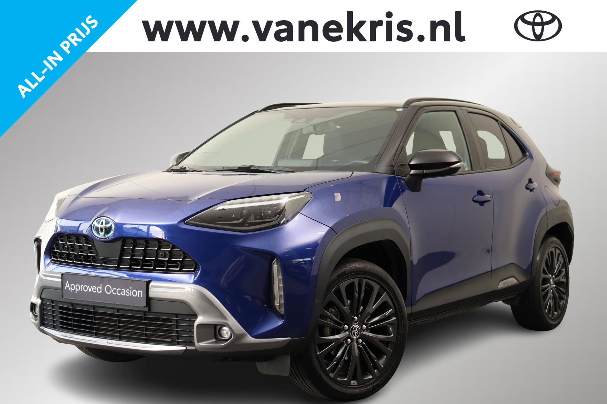 Toyota Toyota Yaris Cross 1.5 Hybrid Adventure, Parkeersensoren 2023 - voorkant