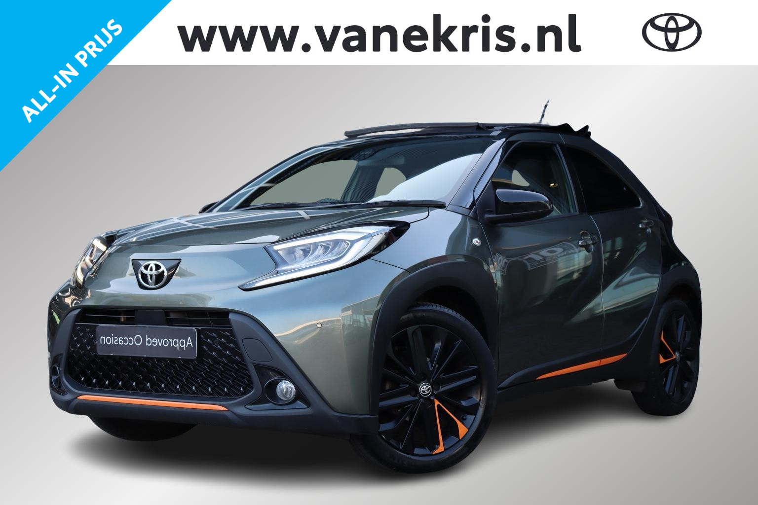Toyota Toyota Aygo X 1.0 VVT-i S-CVT Limited Automaat Cabrio 2022 - voorkant