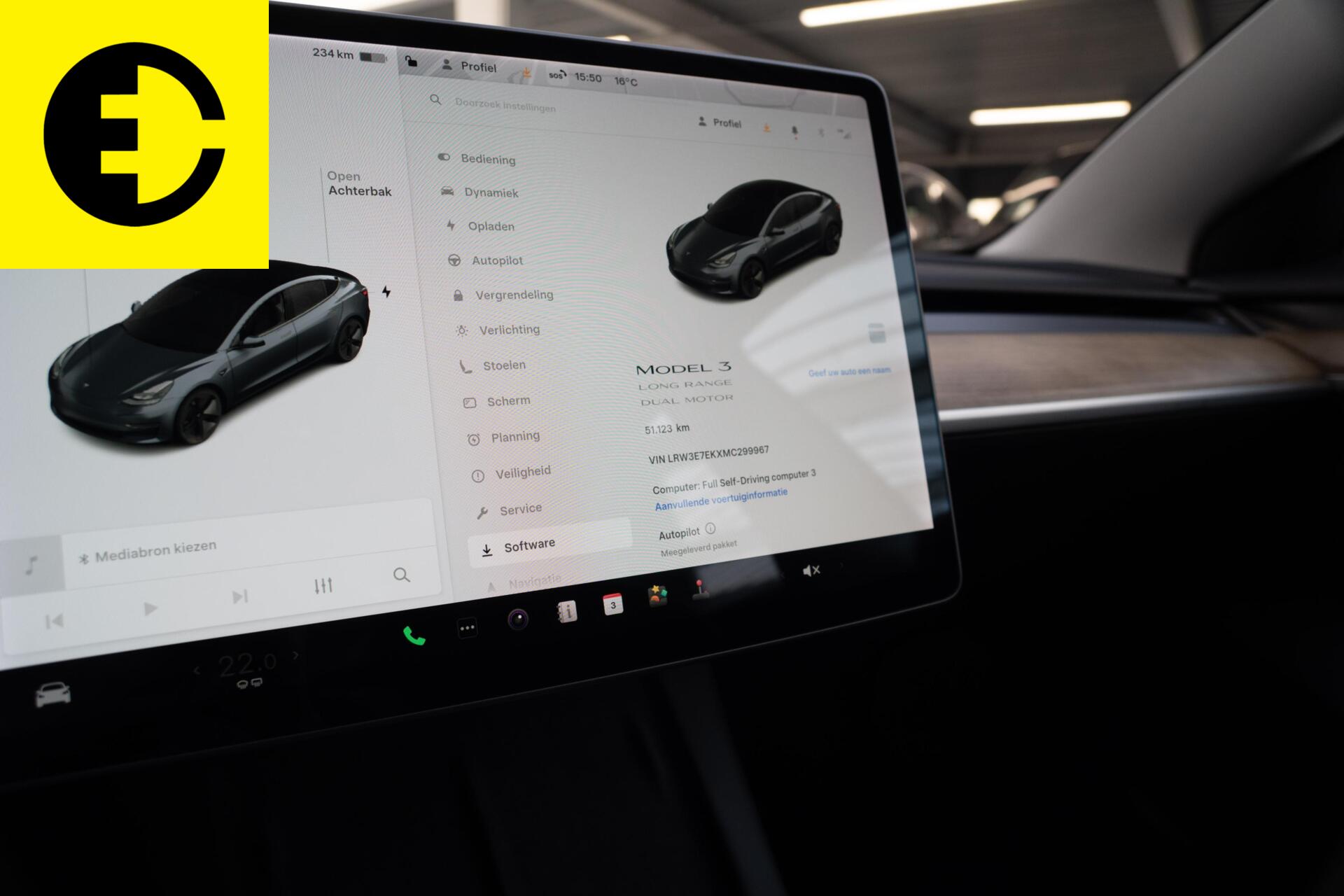 Foto van Tesla Model 3