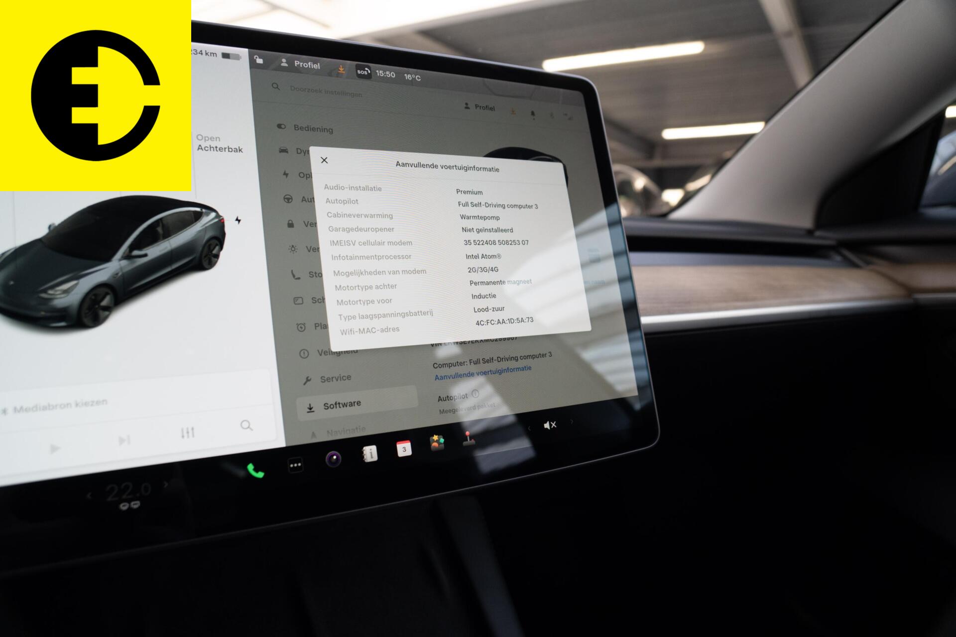 Foto van Tesla Model 3