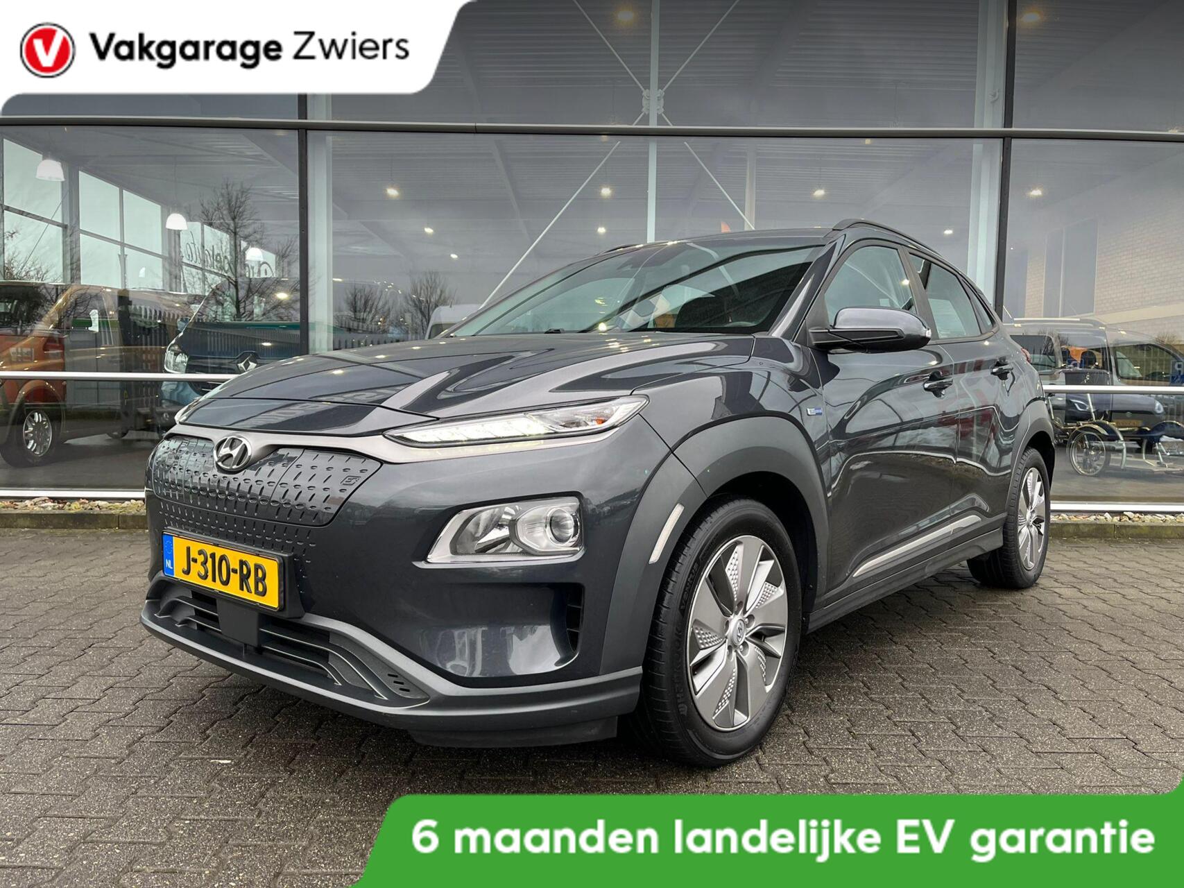 Hyundai Kona EV Comfort 64 kWh SOH 94.7%/Carplay/Camera/Navi 3Fase/Trekhaak 2020 - voorkant