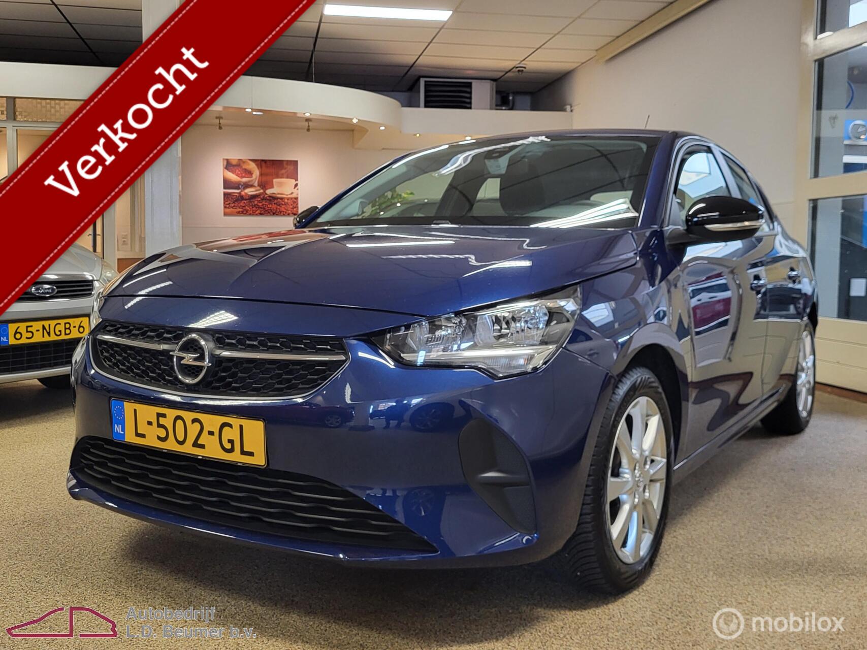 Opel Corsa 1.2 5drs Edition Business  *NL, NAVI, LMV, RIJKLAARPRIJS!* 2021 - voorkant