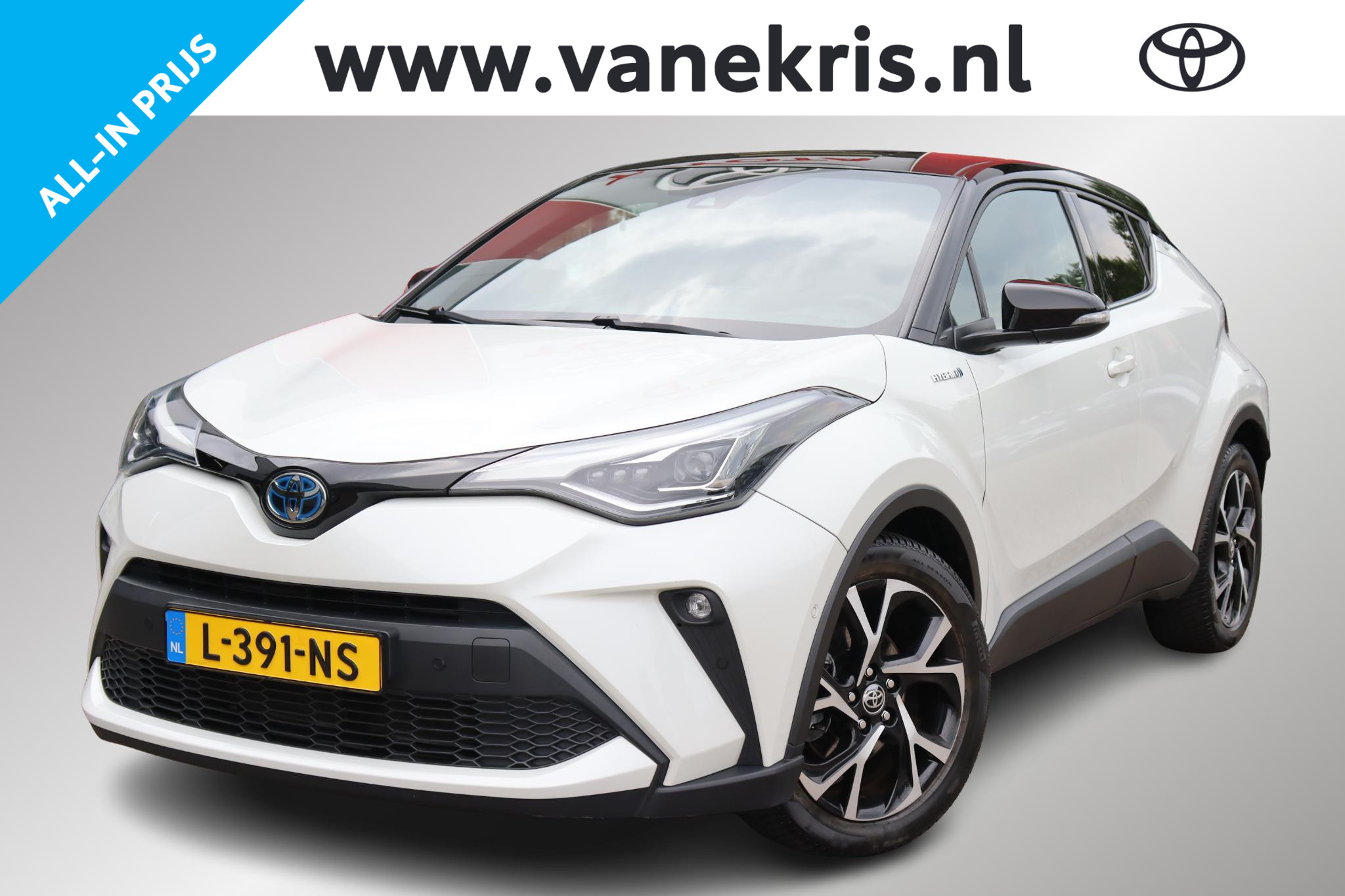 Toyota Toyota C-hr 2.0 Hybrid Bi-Tone, Trekhaak 2020 - voorkant