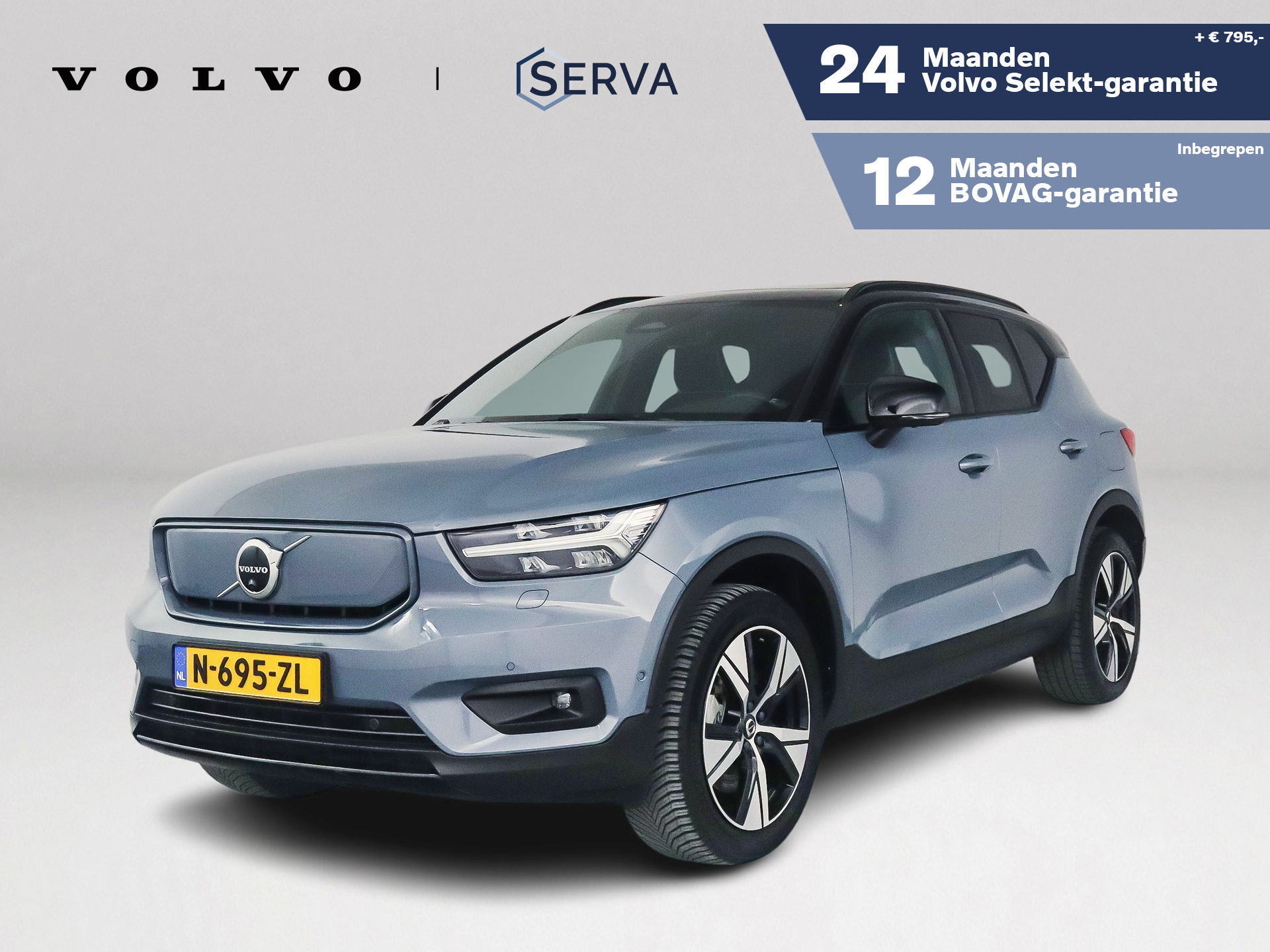 Volvo XC40 Recharge Twin Pro | SOH 91% | Panoramadak | 360° camera | Harman Kardon | Stoel- en Stuurverwarming | Trekhaak 2022 - voorkant