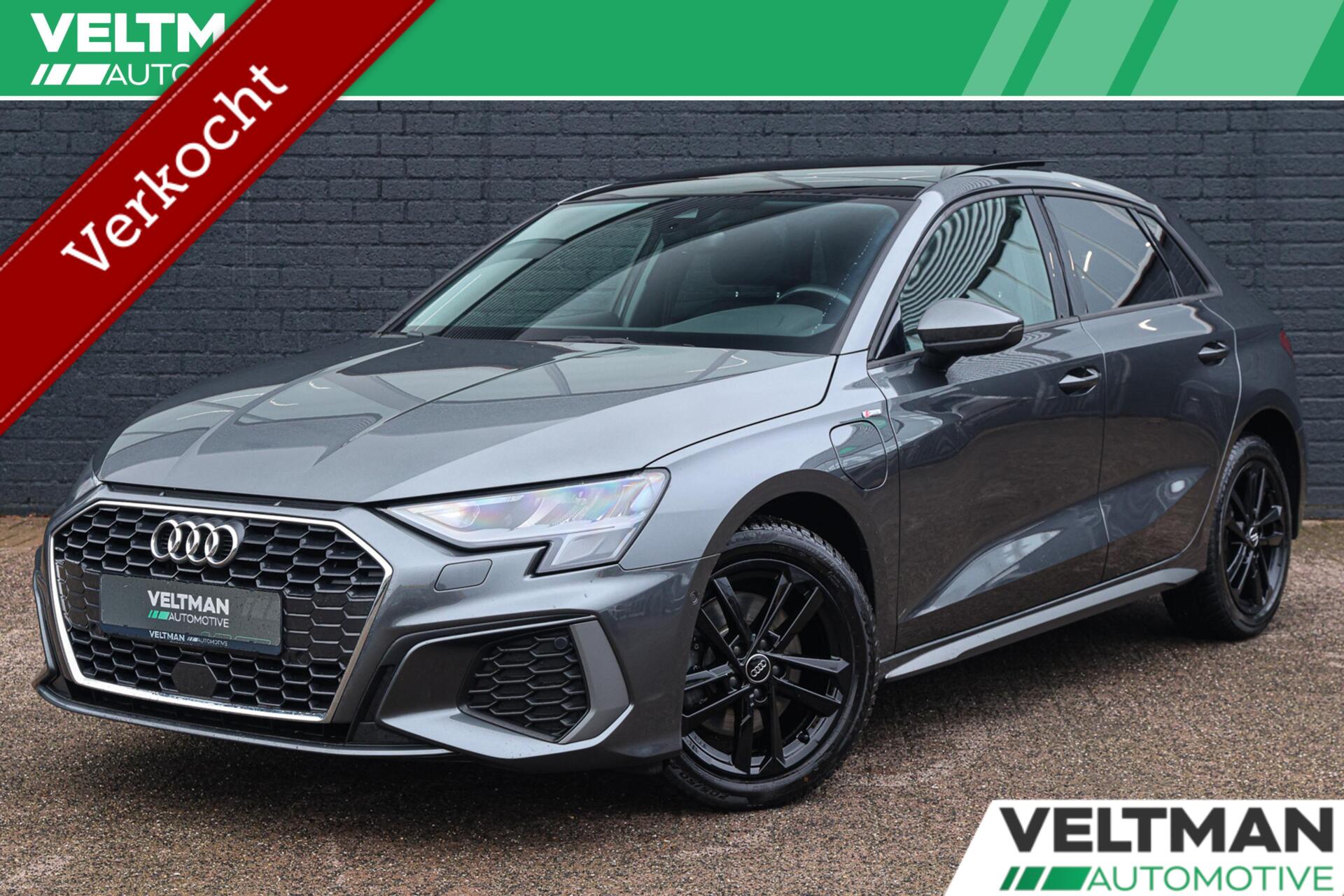 Audi A3 40 TFSIe 40 TFSI e S-line PANORAMADAK STOELVERWARMING CAMERA LED 2021 - voorkant