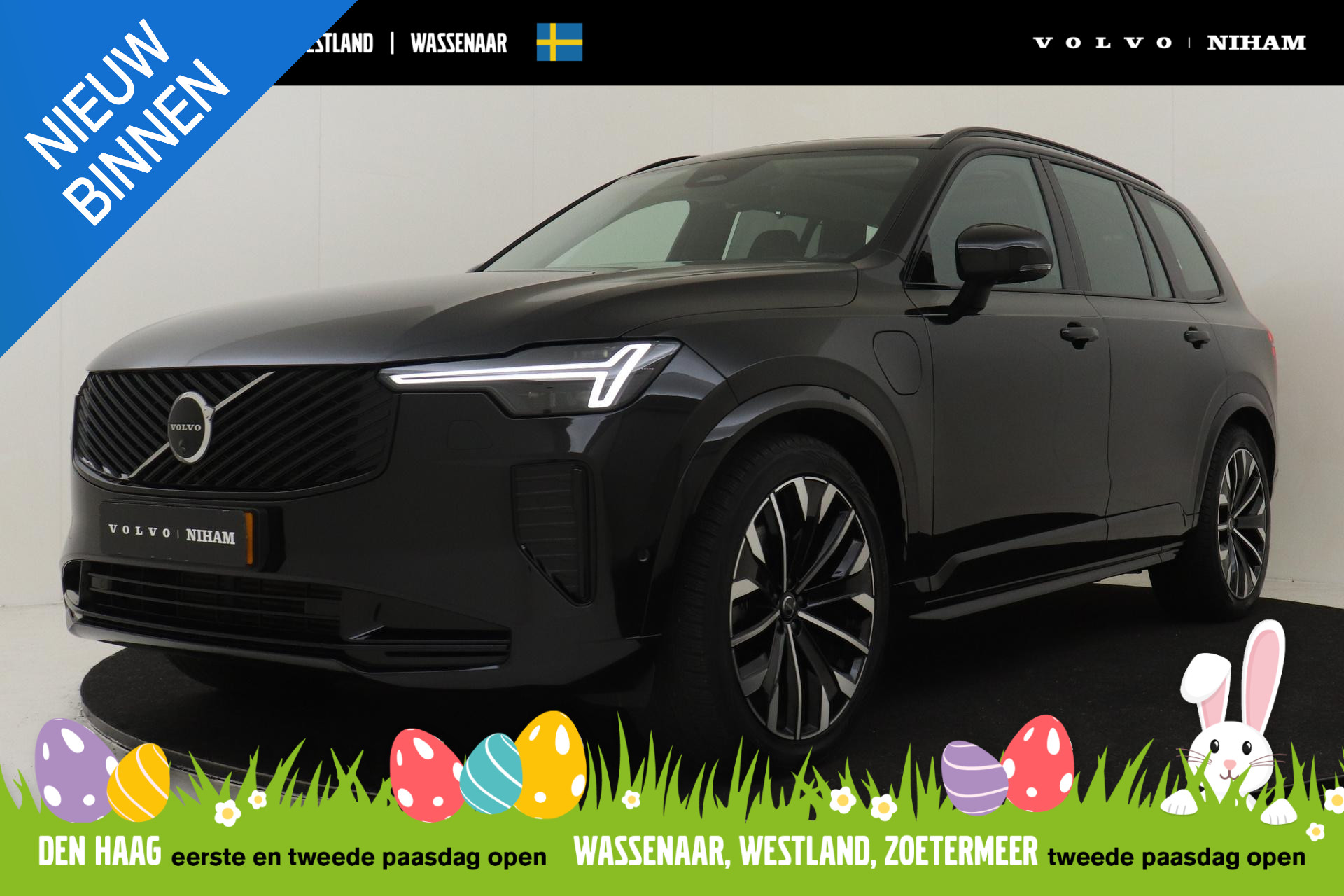 Volvo Xc90 2.0 T8 Plug-in hybrid AWD Ultra Dark 2025 - voorkant
