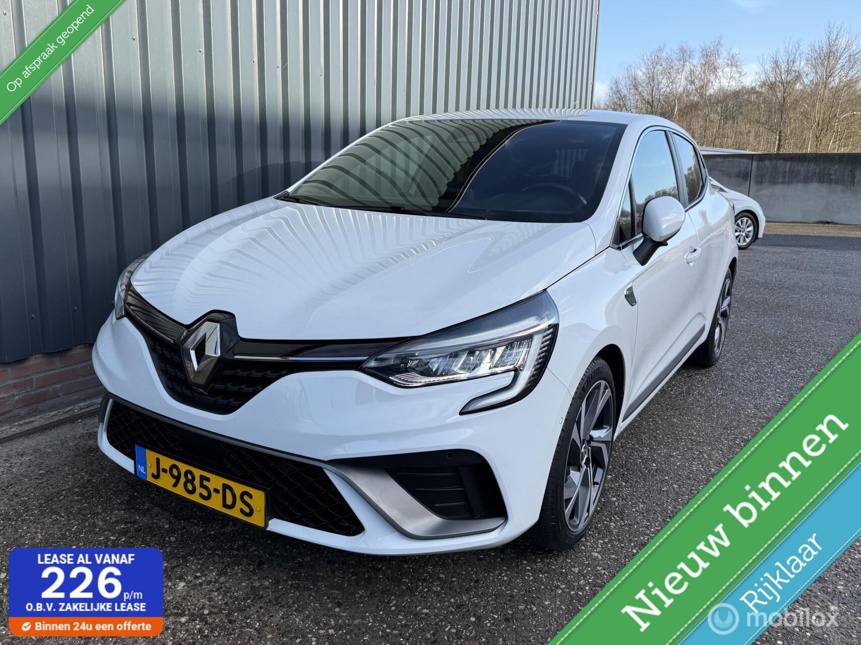 Renault Clio 1.0 TCe R.S. Line 360'CAM/GROOT NAVI/KEYLES/CARPLAY 2020 - voorkant