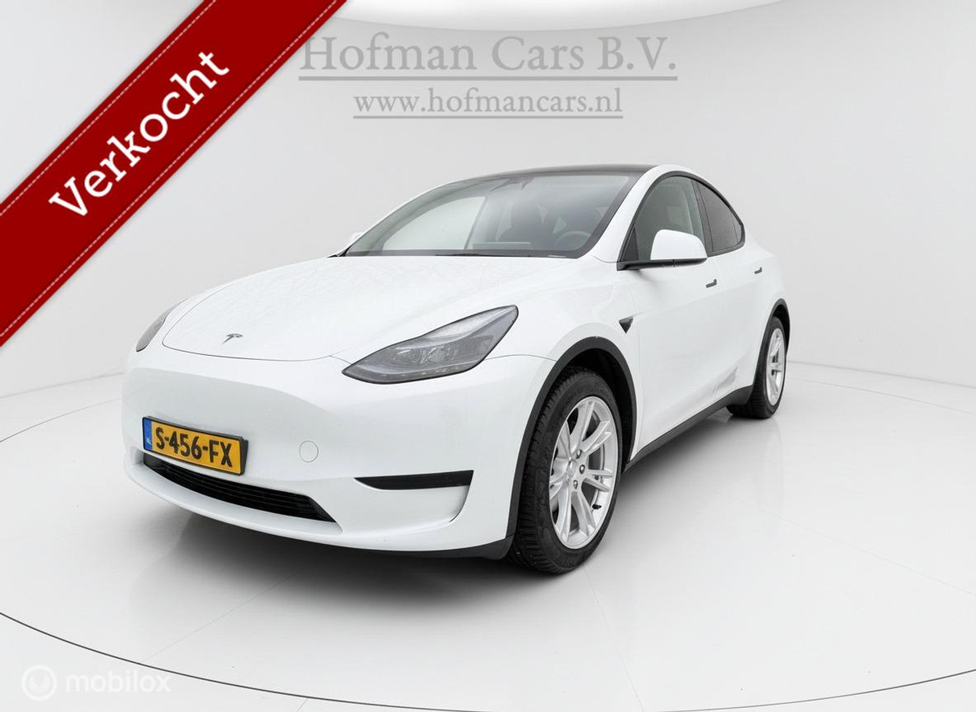 Tesla Model Y RWD| 94% SOH | 58 kWh | AMD Ryzen | Autopilot | LFP | Pearl White 2022 - voorkant