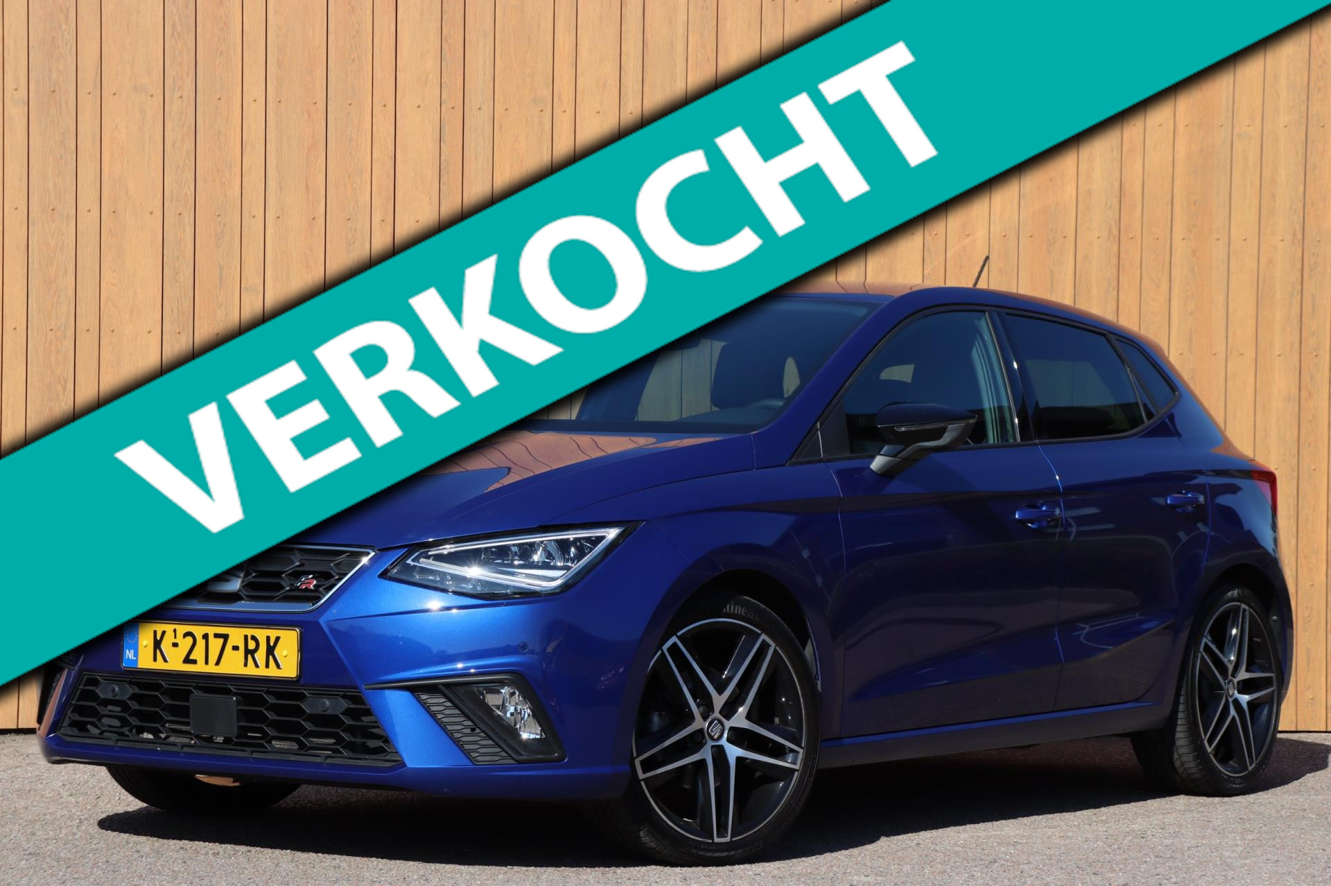 Seat Ibiza 1.5 TSI FR Business Intense Plus org.NL Beats leer+vw 2021 - voorkant