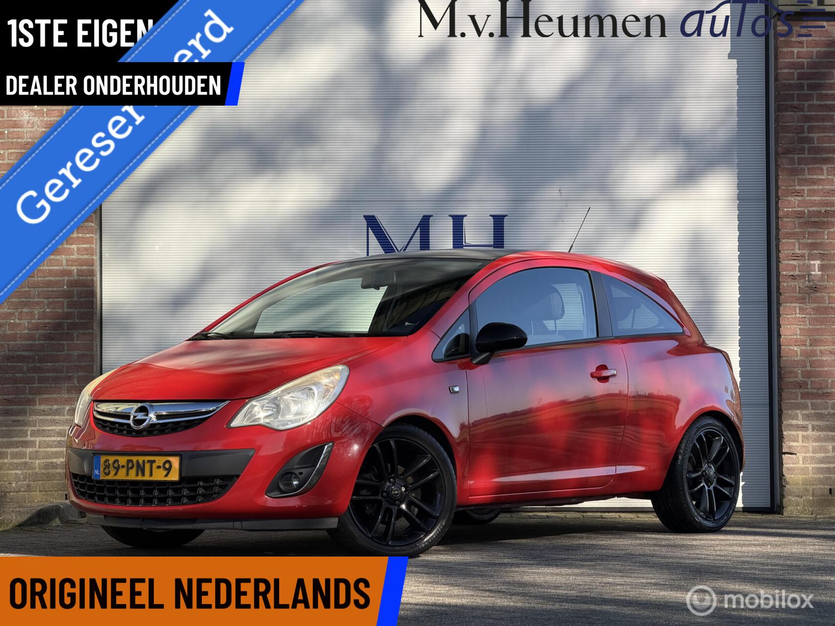 Opel Corsa 1.4-16V 101PK 1STE EIG. Dealer OND. Cruise Trekhaak 2011 - voorkant
