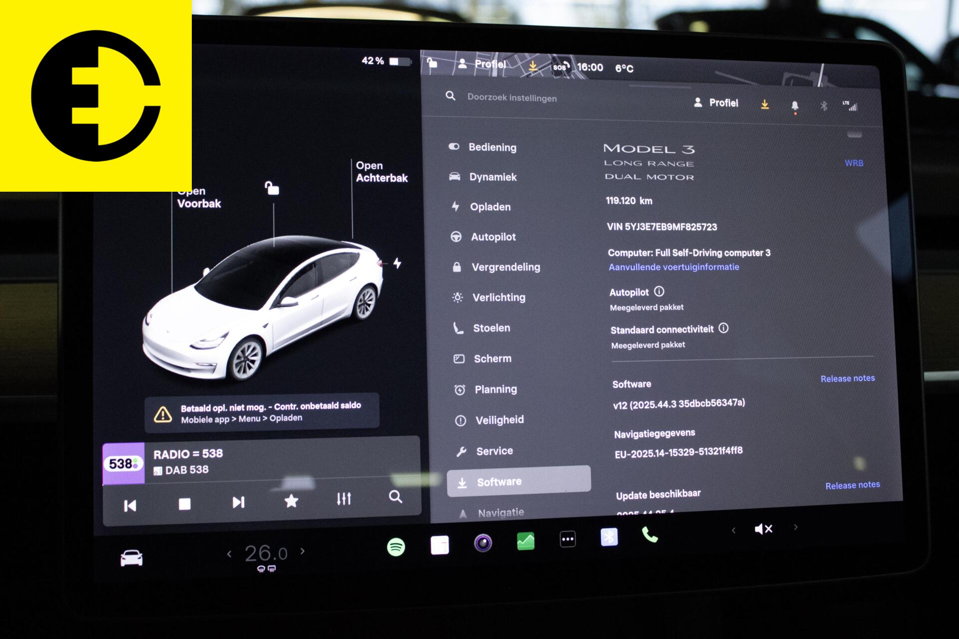 Foto van Tesla Model 3