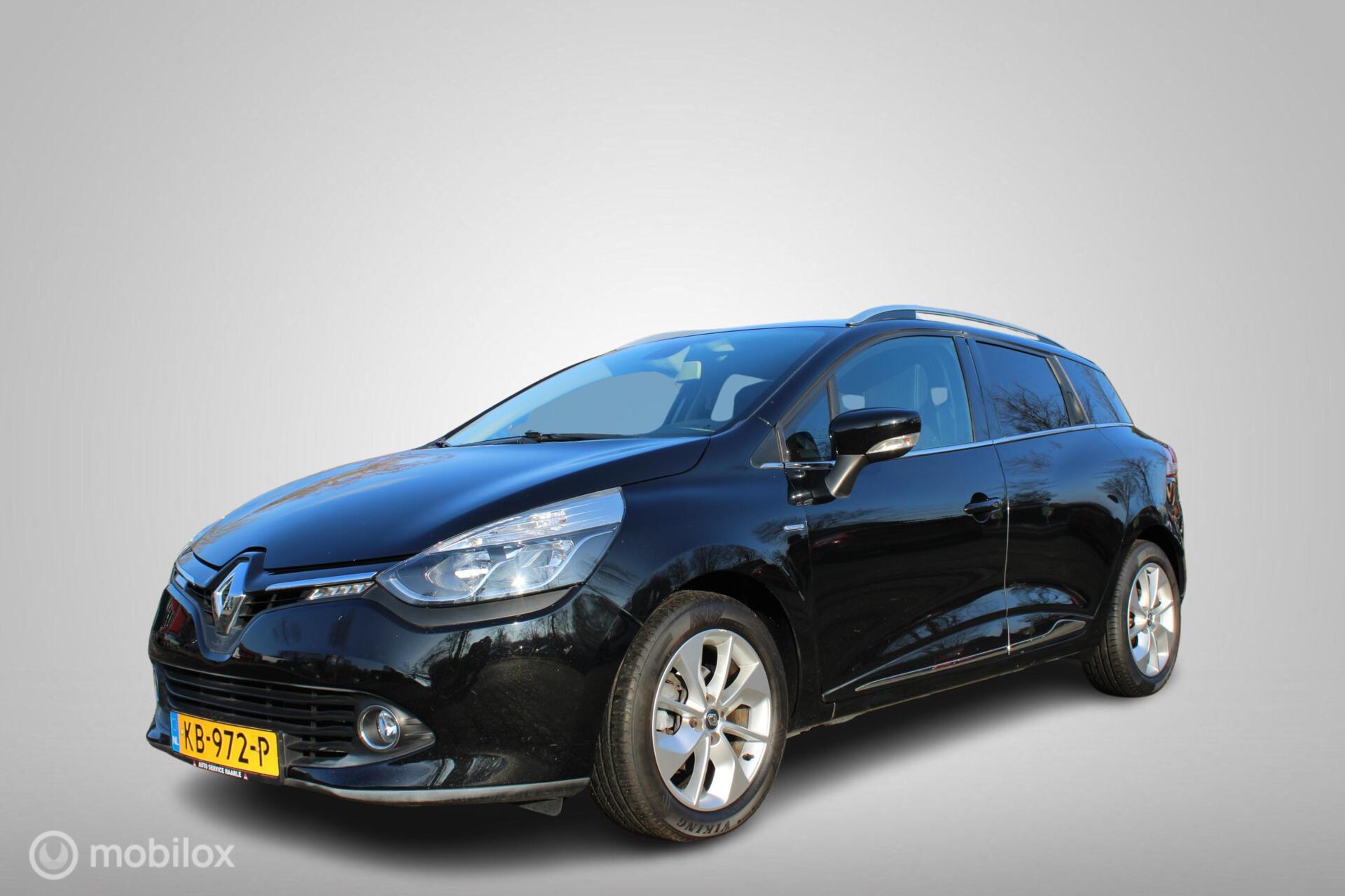 Renault Clio 0.9 TCe Limited, Trekhaak, Clima, Pdc achter, Cruise control, Navi, 2016 - voorkant