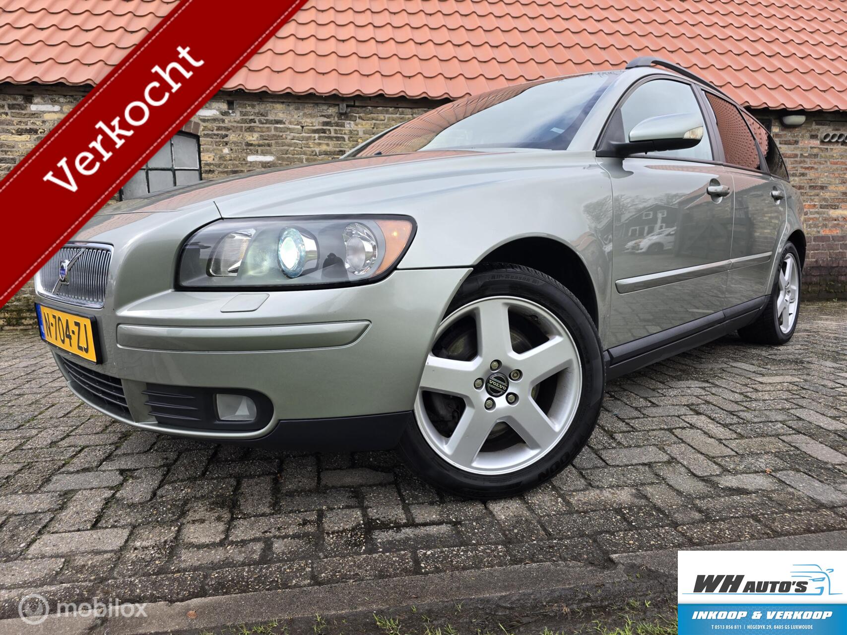 Volvo V50 2.4i Summum | Xenon | PDC | Navi | Trekhaak 2006 - voorkant
