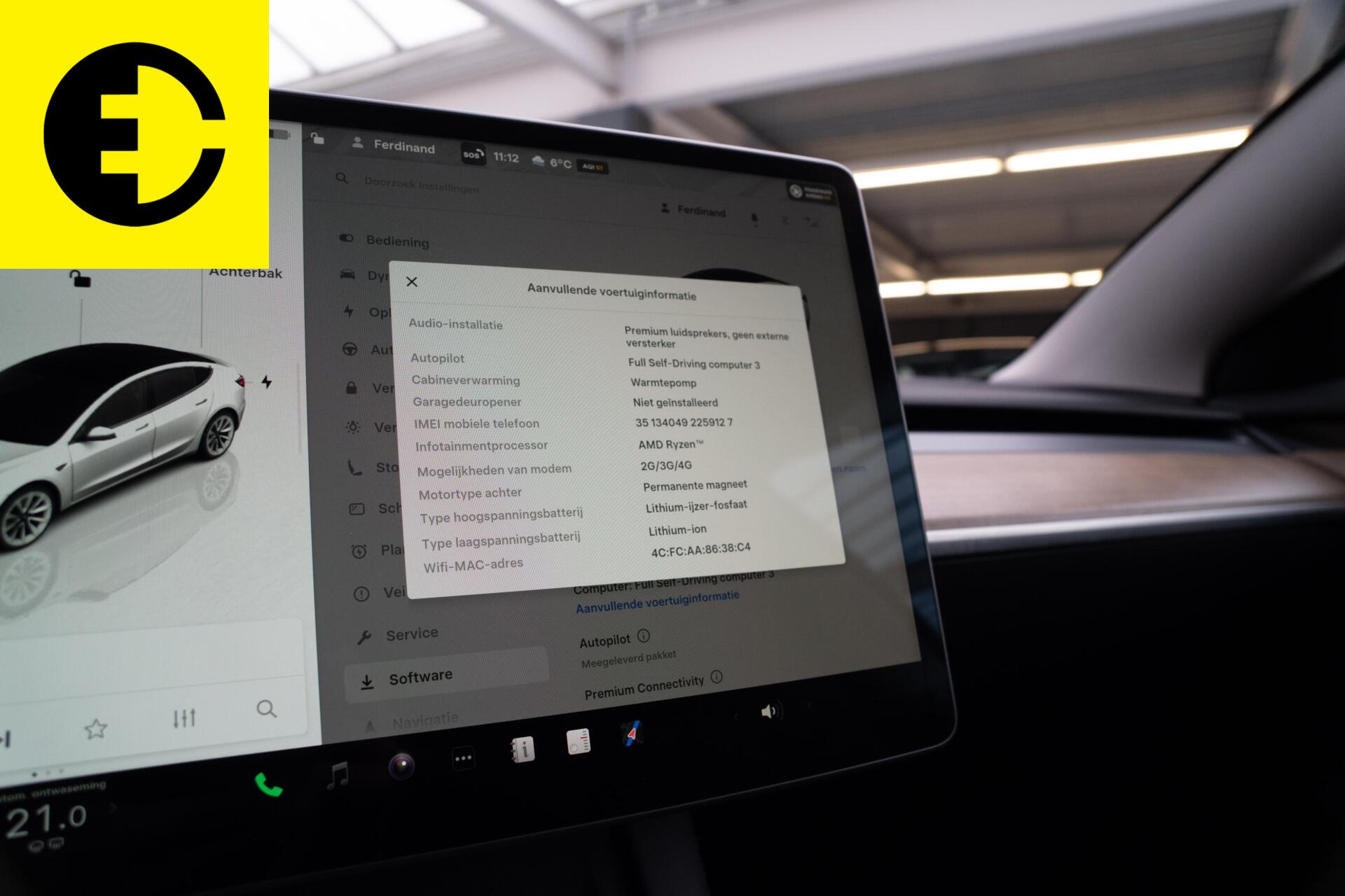 Foto van Tesla Model 3