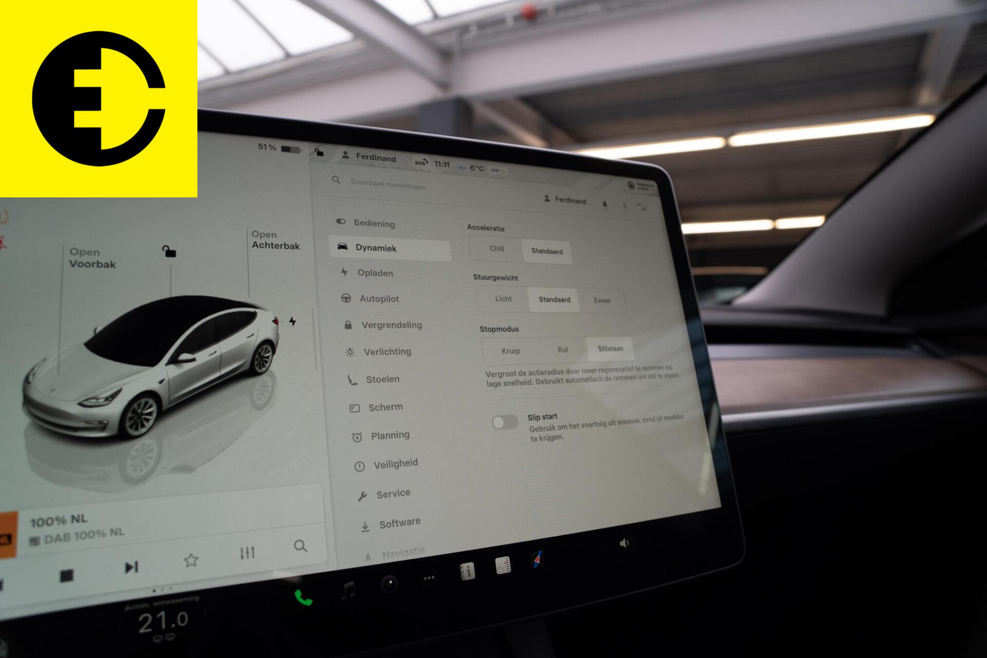 Foto van Tesla Model 3