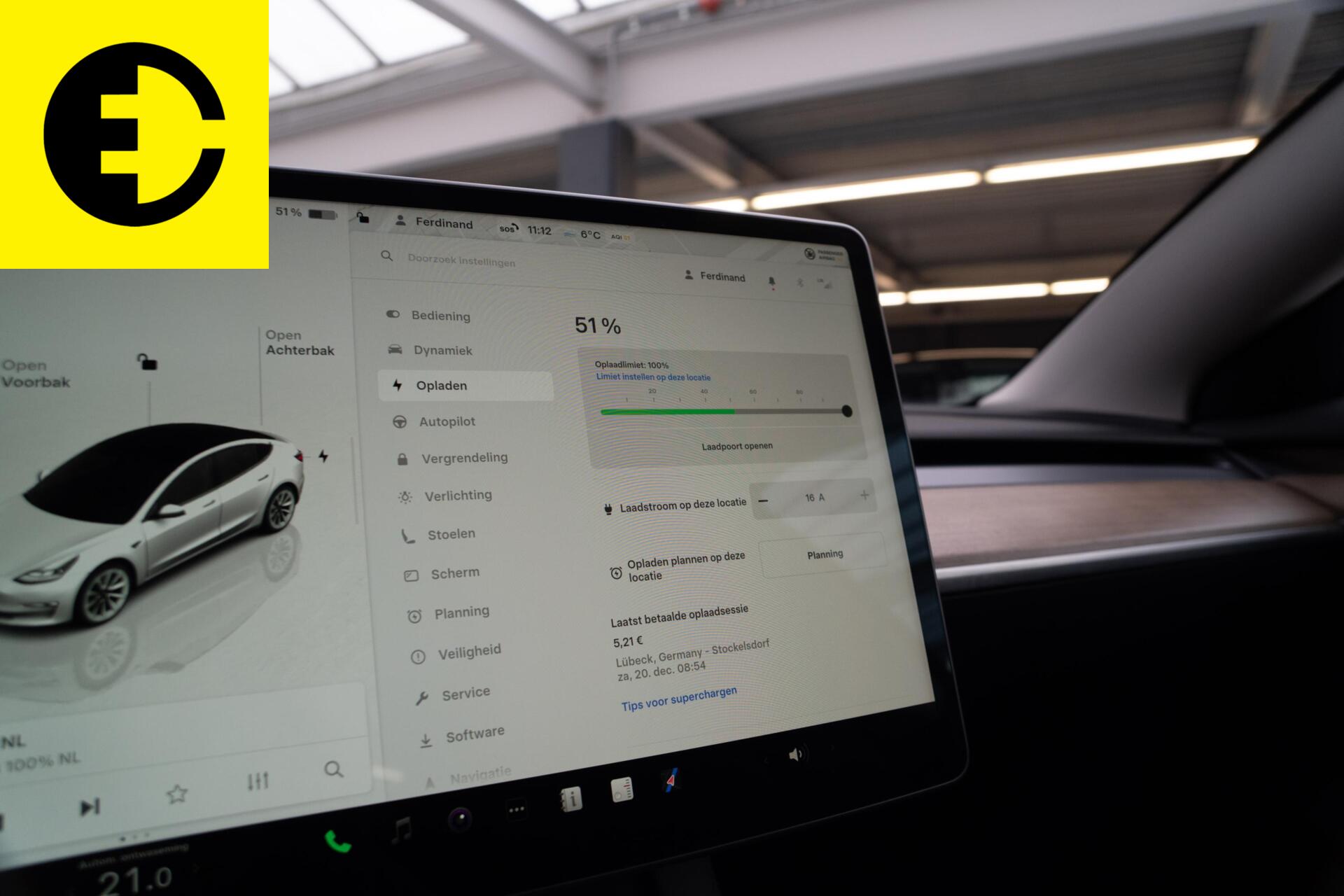 Foto van Tesla Model 3