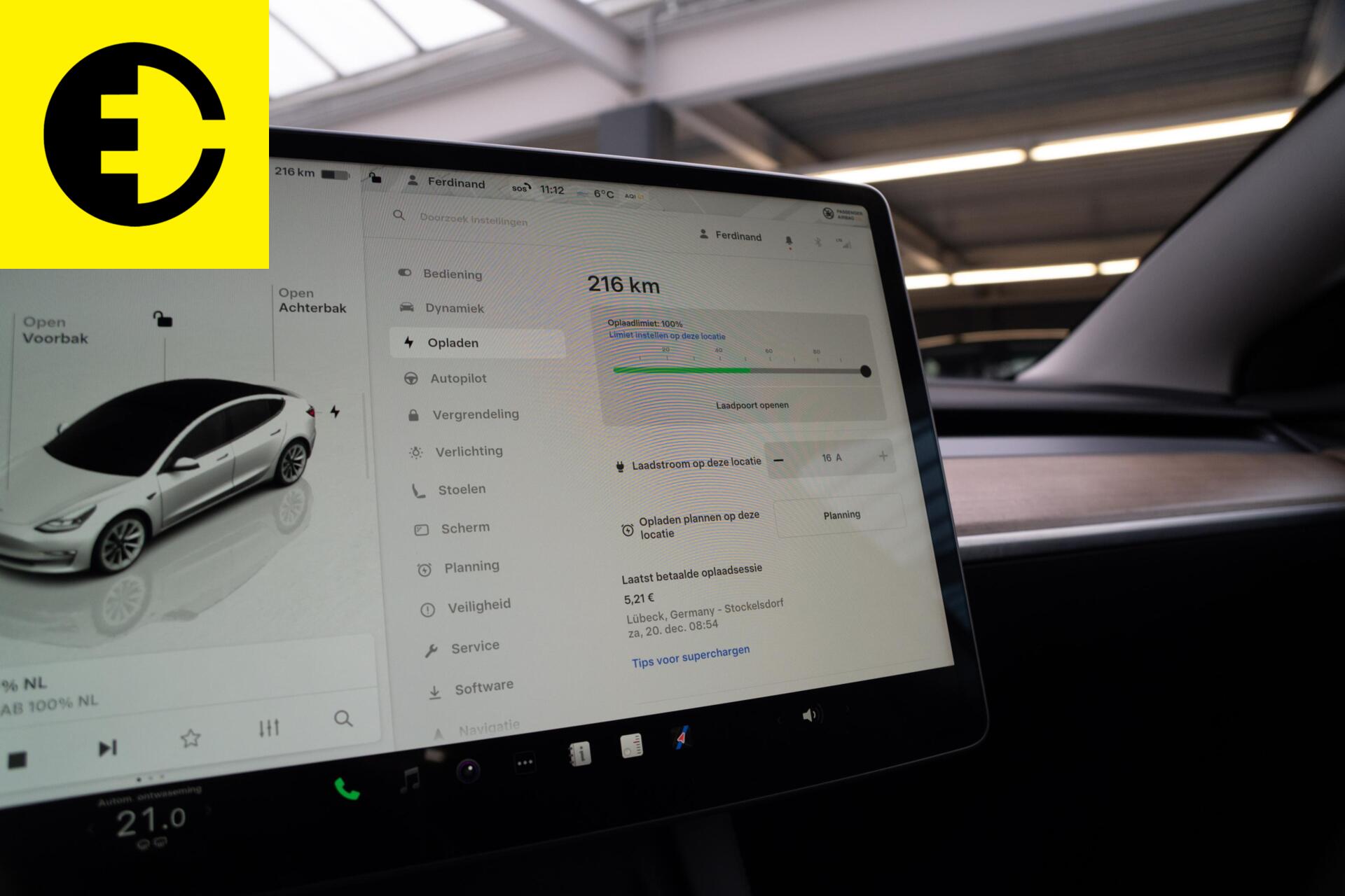 Foto van Tesla Model 3