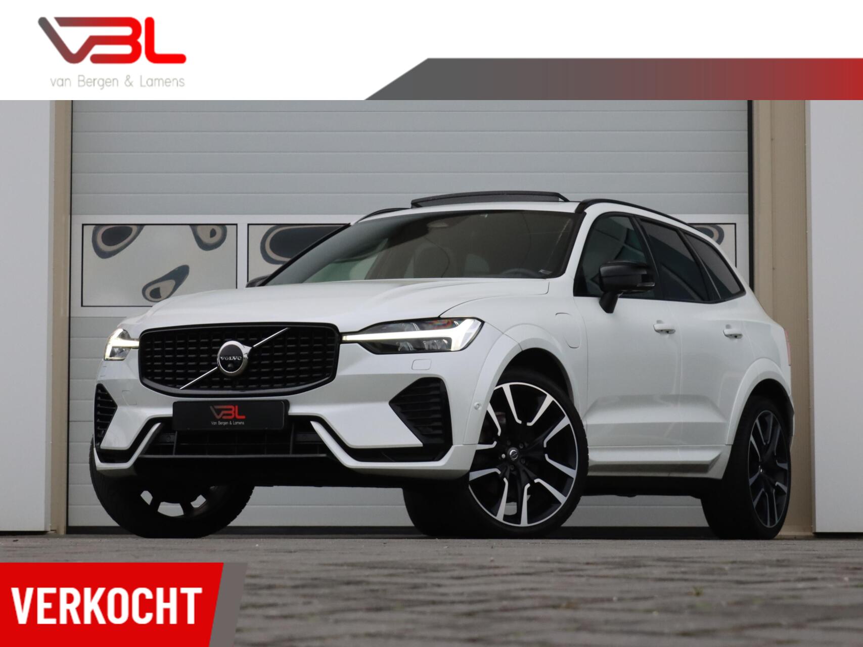 Volvo Xc60 2.0 T8 Plug-in hybrid AWD 455PK Ultimate Dark | SOH 98% | Long Range 2023 - voorkant