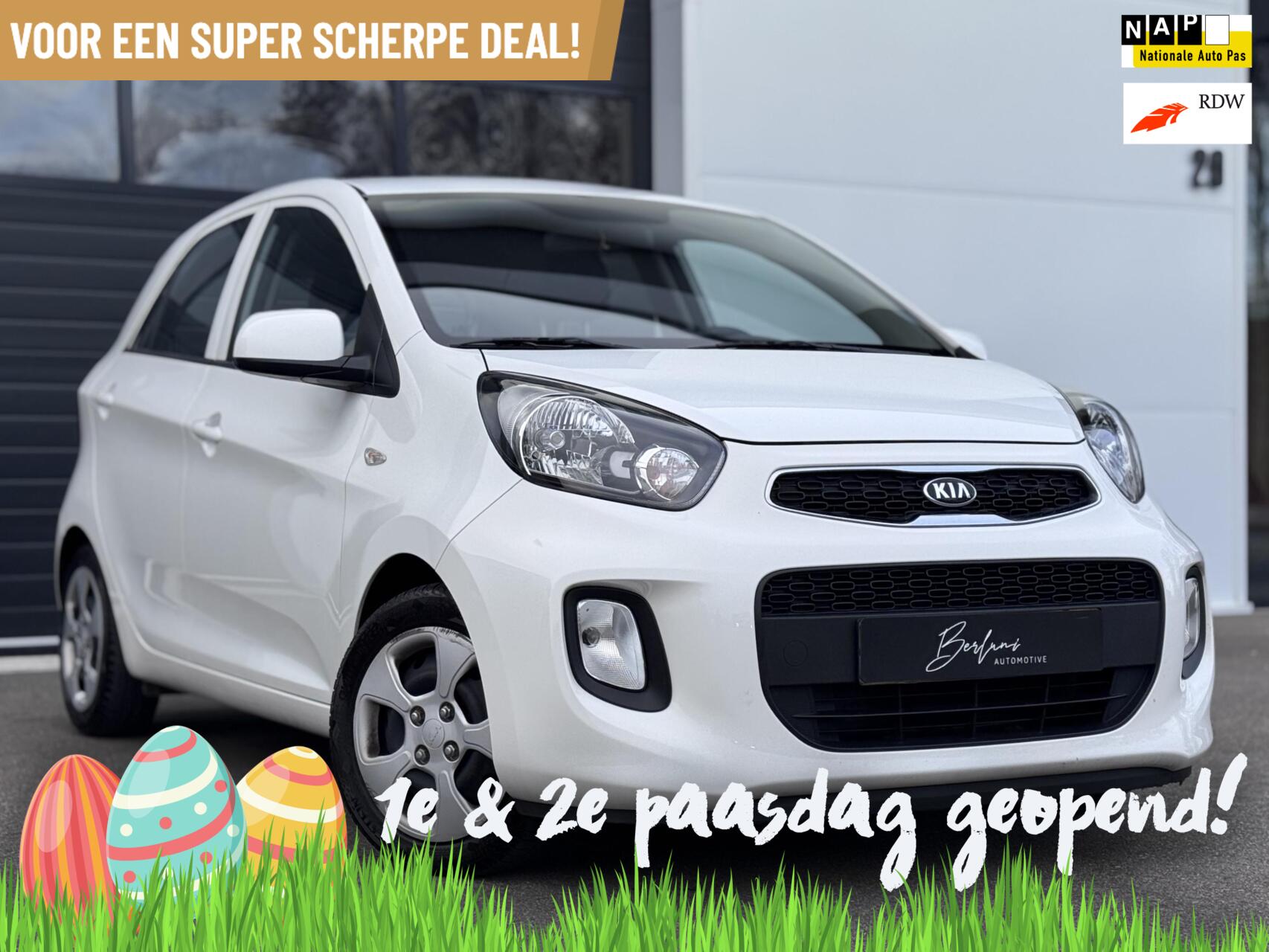 Kia Picanto 1.0 CVVT ComfortLine Org NL | 4seizoensb | Airco 2015 - voorkant
