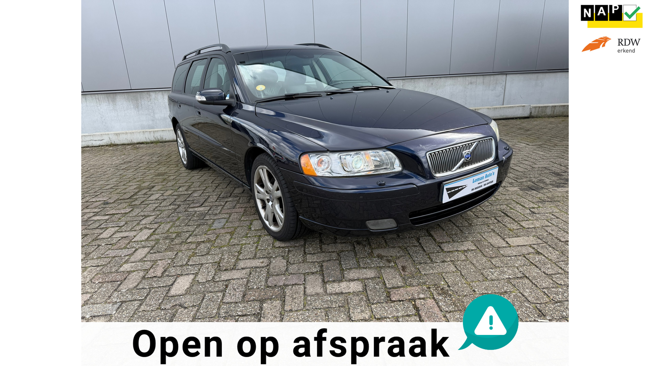 Volvo V70 2.4 D5 Edition Sport 2007 - voorkant