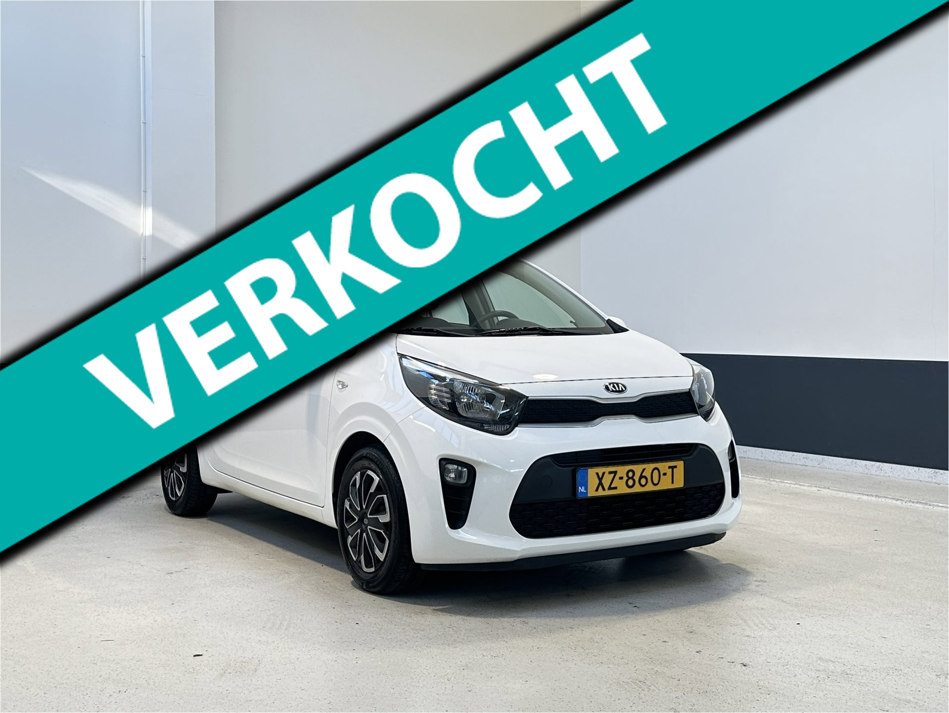 Kia Picanto 1.0 CVVT EconomyPlusLine | Bluetooth | Airco | NL | 2019 - voorkant