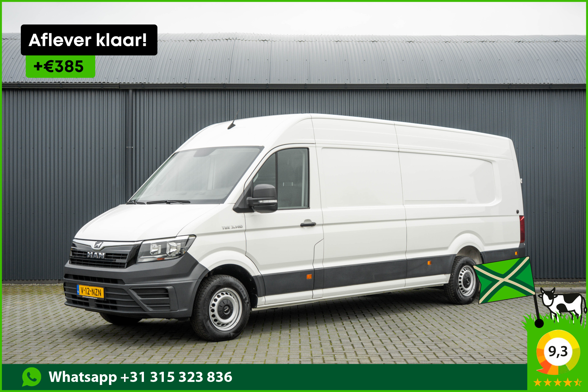 Man Tge 2.0TDI XL L5H3| 140pk | Z.G.A.N. | Camera | Carplay | Geen airco 2022 - voorkant