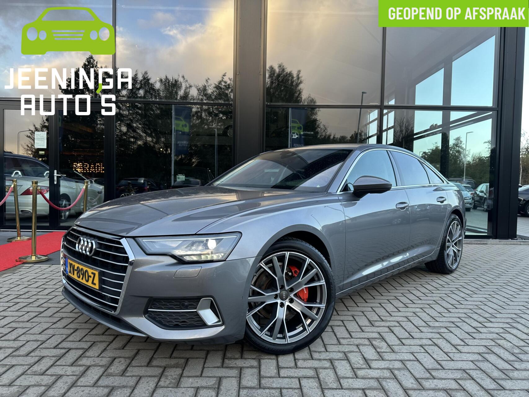Audi A6 Limousine 45 TFSI Sport Lease |SoftClose|Stuurverw|Stoelverwarming|Bang&Olufsen 2019 - voorkant